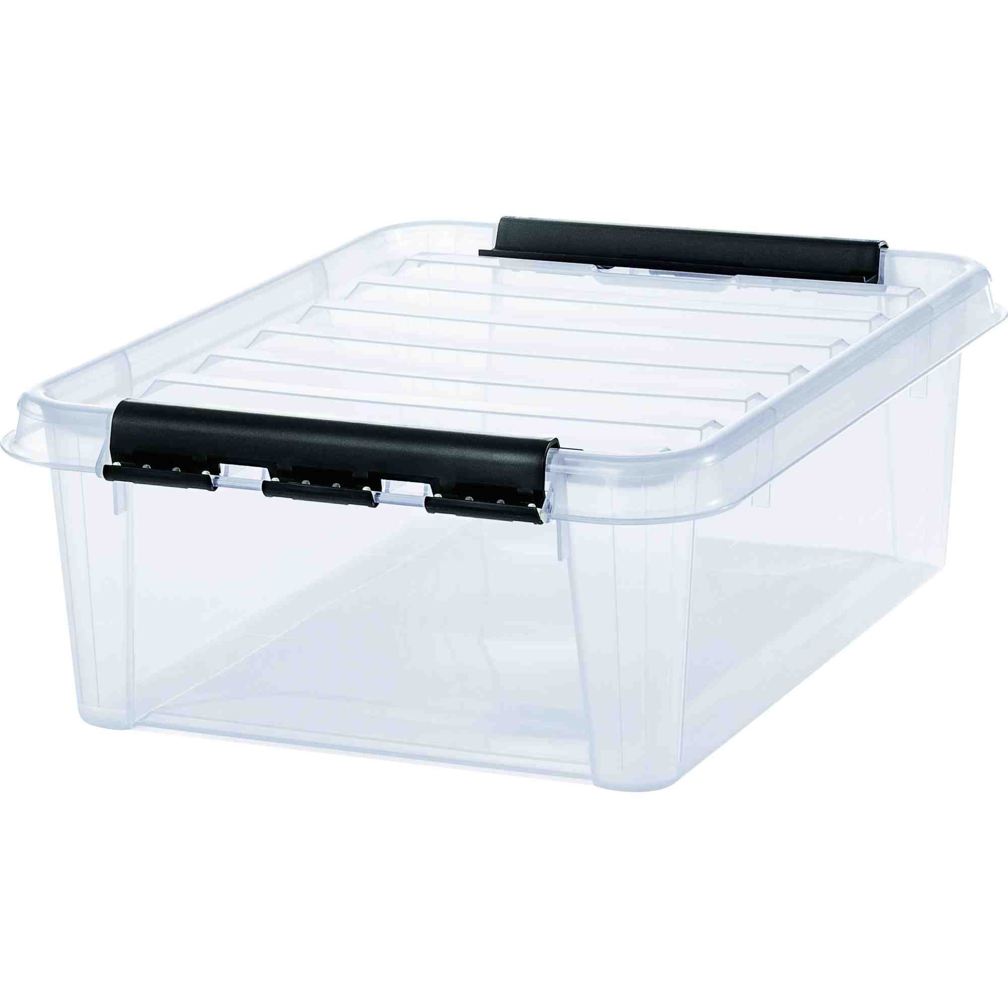 Aufbewahrungsbox Hobby Box 24 m. Deckel transparent