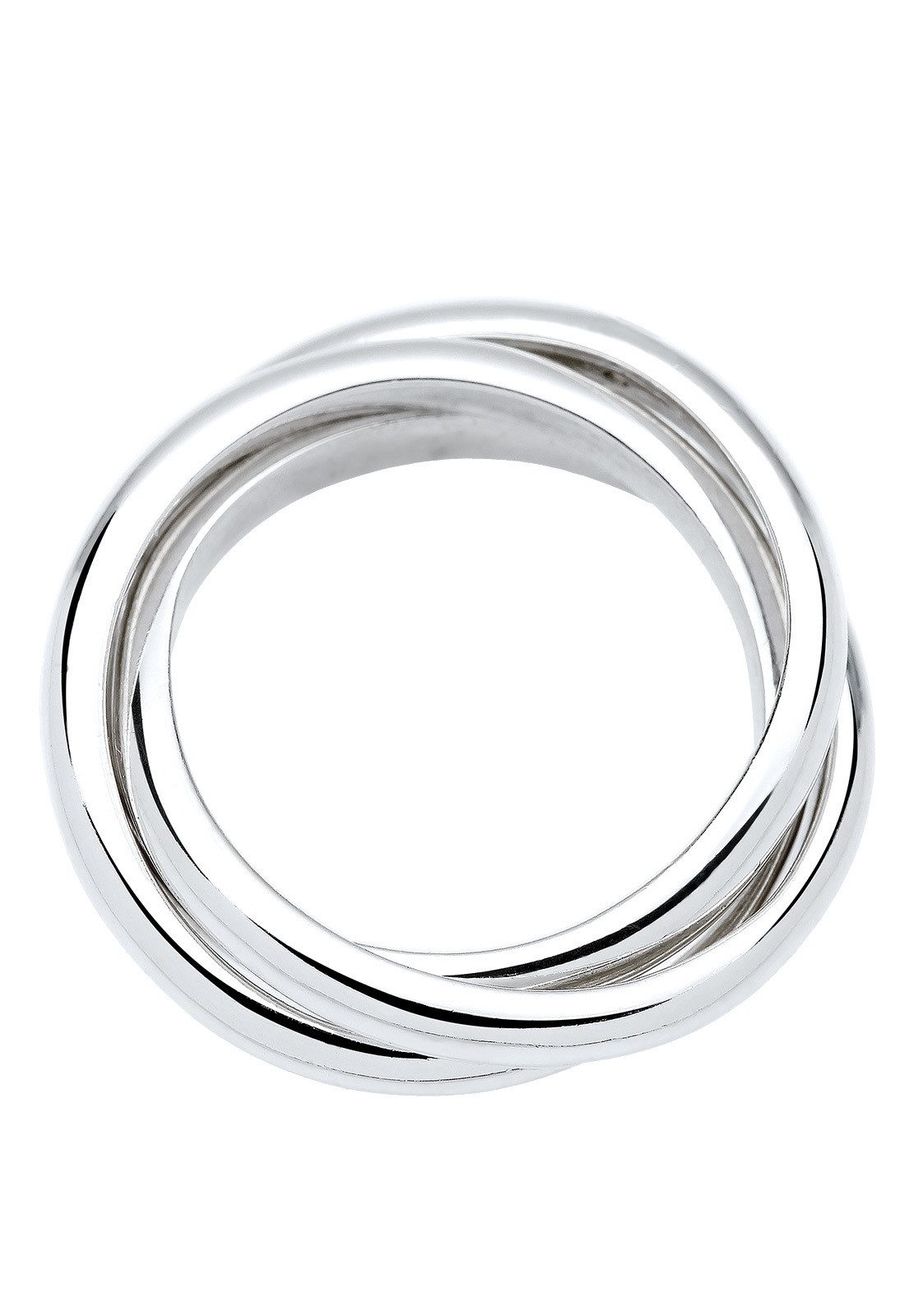Elli Fingerring Wickelring Trio Trini Basic Schmuck Geschenk 925 Silber, Ring Set