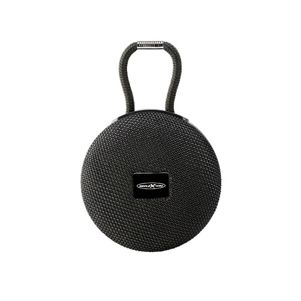 Freisprechfunktion, und Outdoor-Bluetooth-Lautsprecher spritzwassergeschützt), Reflexion Mit x praktischer Karabinerhaken Bluetooth-Lautsprecher (Outdoor, 98 - Ø Maße: 46mm Gummikordel