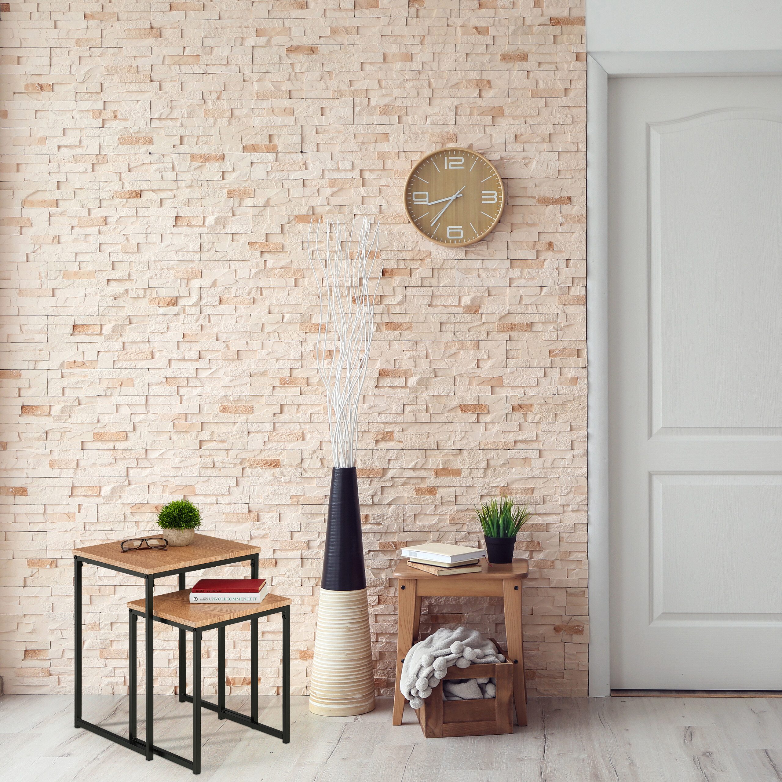 relaxdays Beistelltisch 2er Set (2er Set), C günstig online kaufen