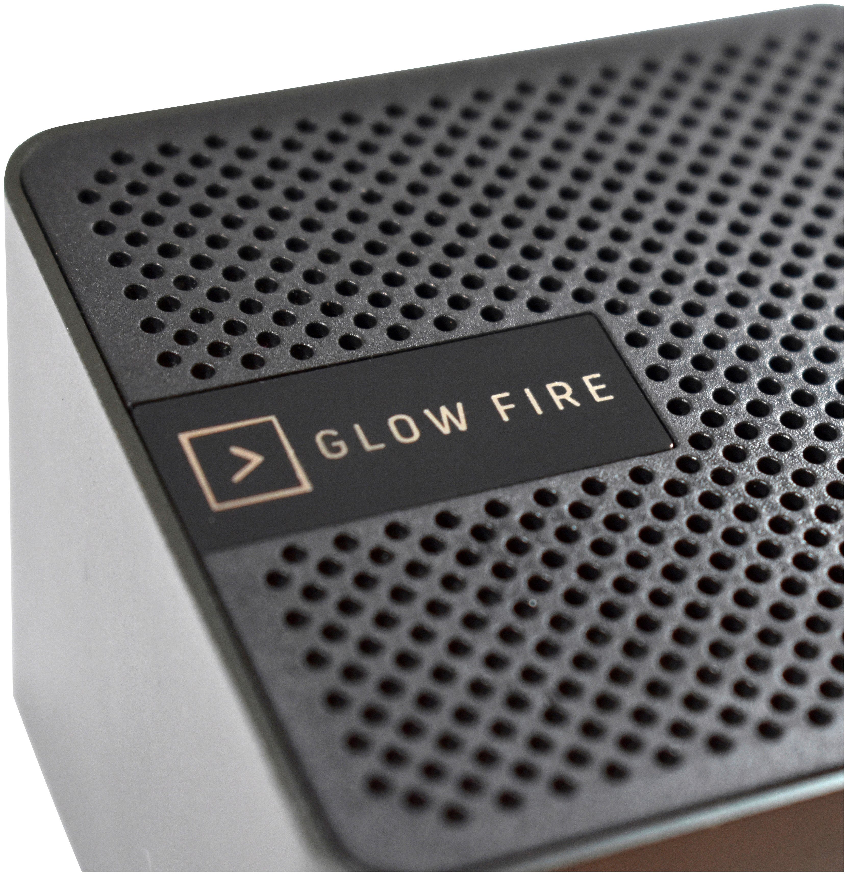 FIRE usw. GLOW mit 4 Bluetooth-Lautsprecher für Karte (Bluetooth, E-Kamin GB) Soundbox Ethanolkamin, Knistereffekt SD