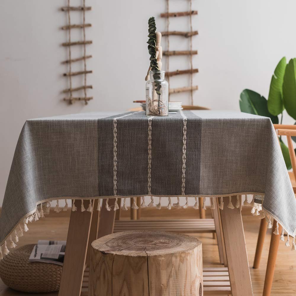 BYSURE Tischdecke (1-tlg), Tischdecke aus Baumwolle günstig online kaufen