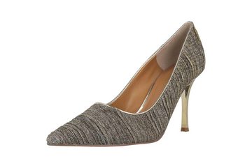 J.Reneé Ginesia Taupe Gold Pumps