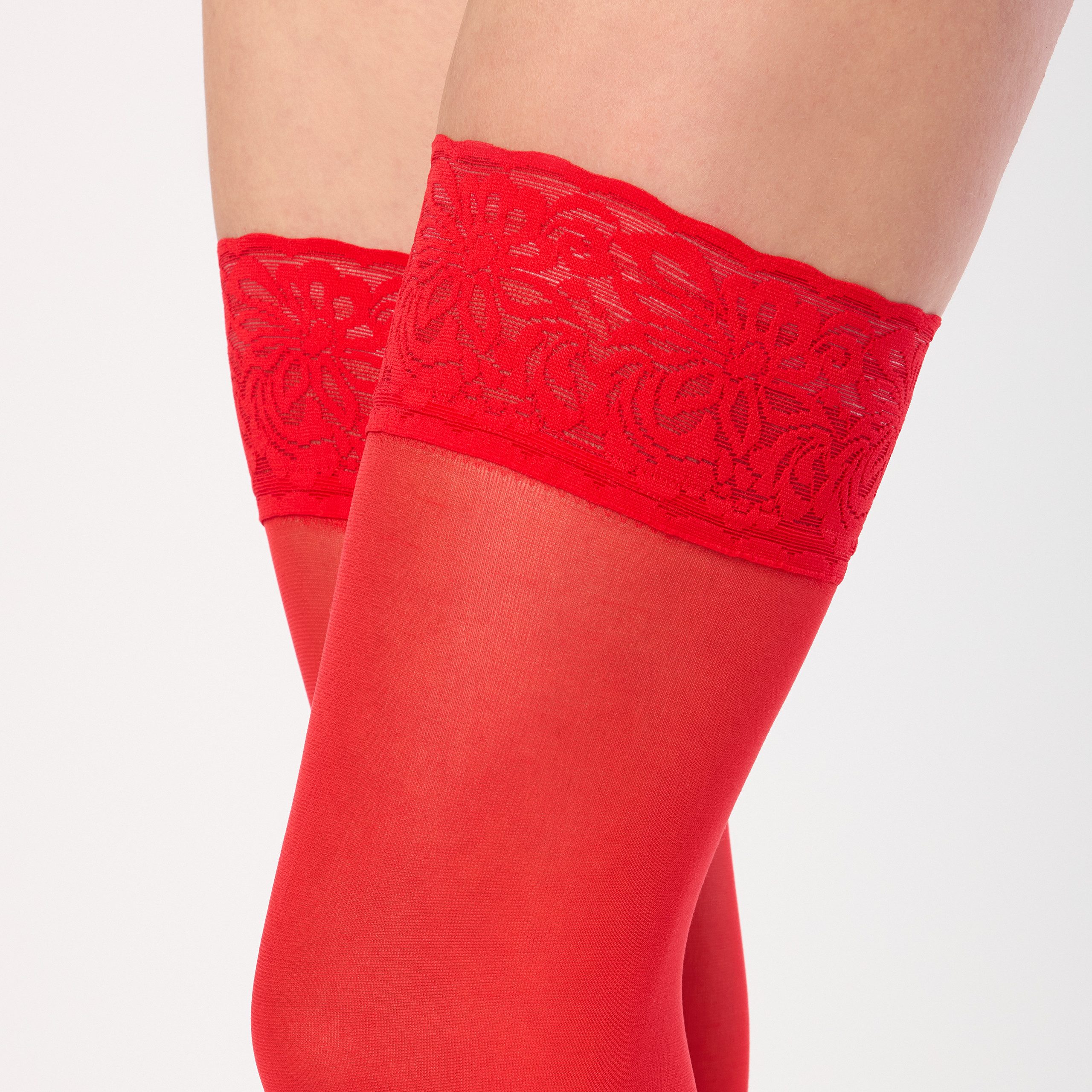 Merry Style Halterlose Strümpfe Damen halterlose Mikrofaser 40 DEN Strümpfe mit Spitze MSSSJ01 – Bild 4 von 5