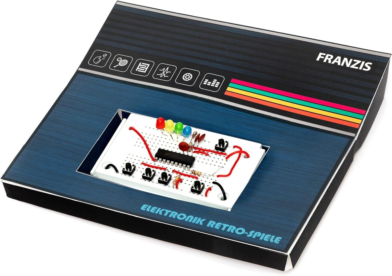 Franzis Spielzeug-Adventskalender Elektronik Retro-Spiele Adventskalender