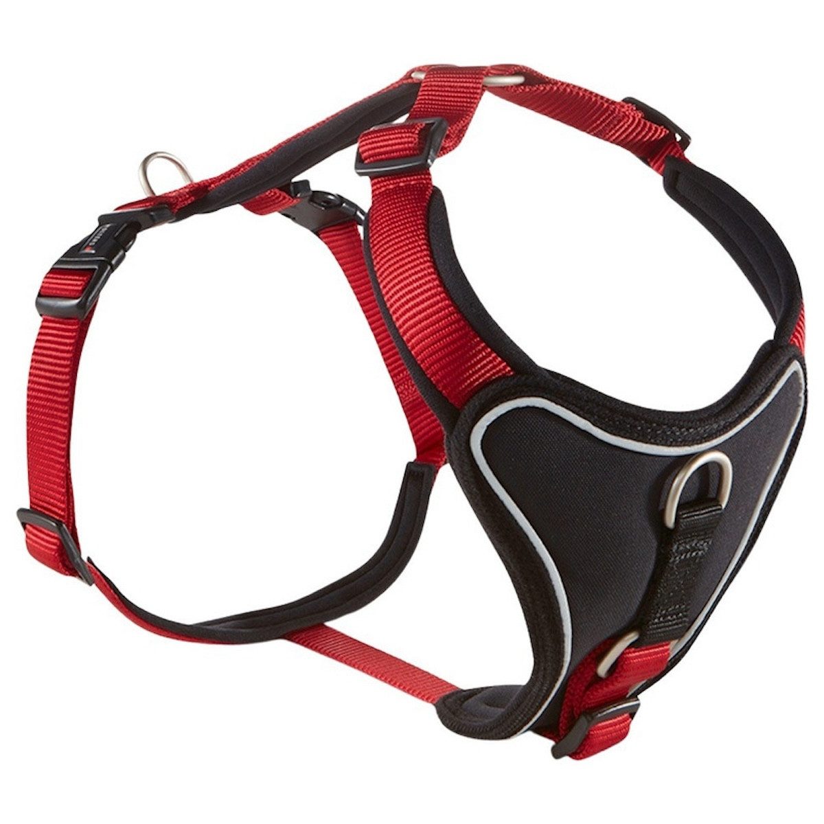 Wolters Hunde-Geschirr Geschirr Professional Comfort rot/schwarz günstig online kaufen