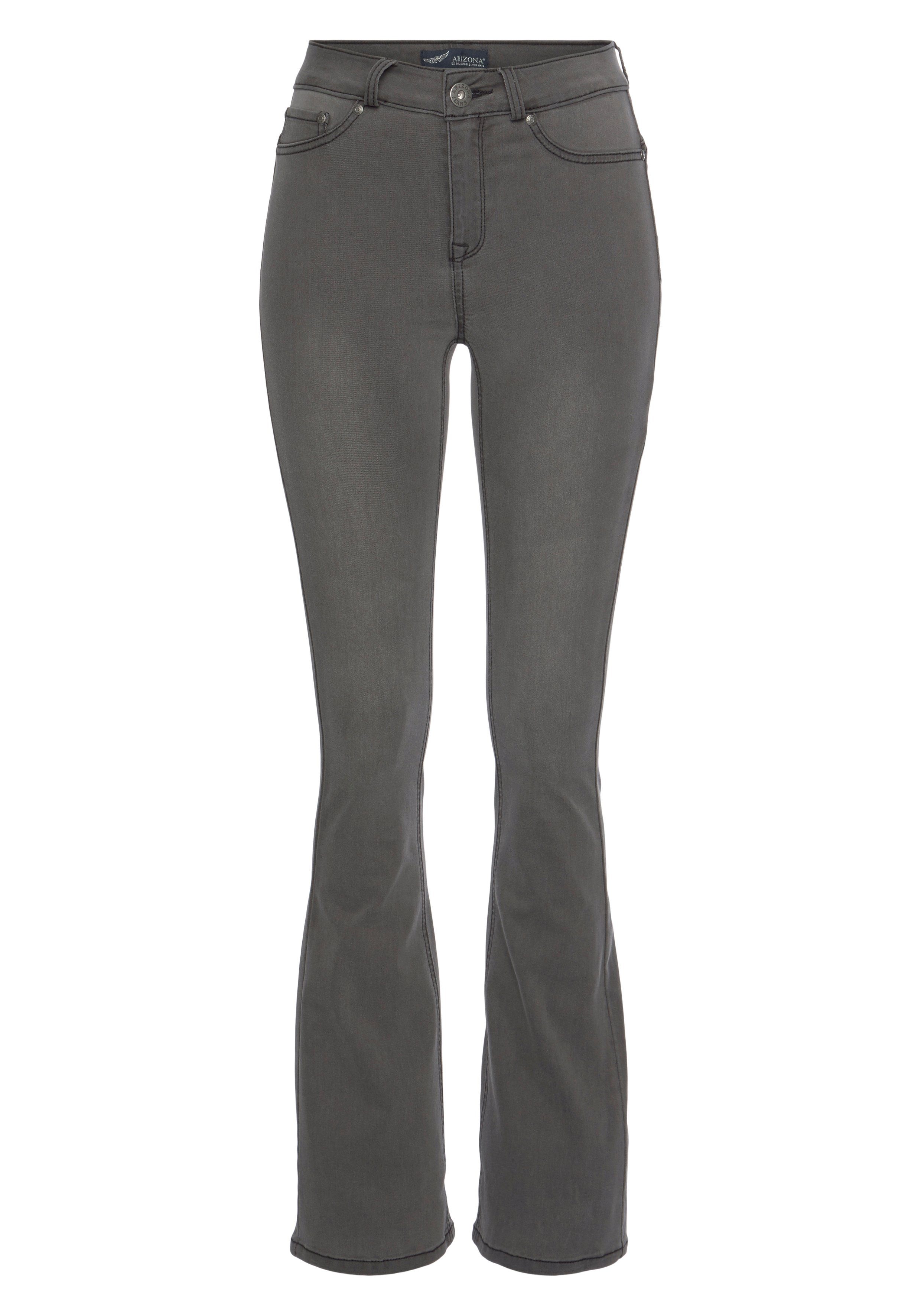 Arizona Bootcut-Jeans Ultra Stretch ausgestellte Beinform, Used-Waschung, hohe Leibhöhe. Reduzierter Preis € 48,99. Unverbindliche Preisempfehlung € 59,99, (€ 48,99 pro 1 Stk)