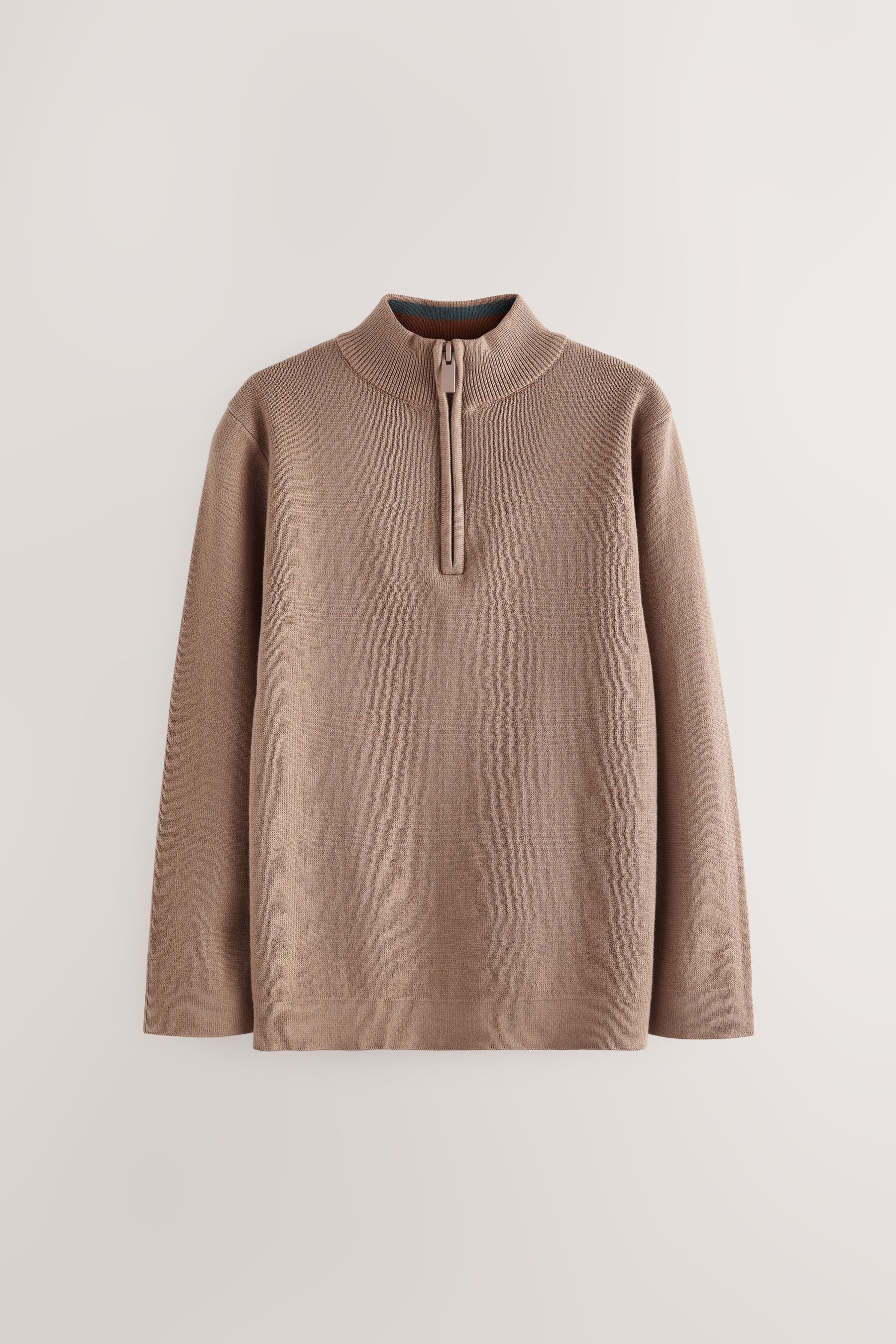 Next Troyer Pullover mit 1/4-Reißverschluss (1-tlg)