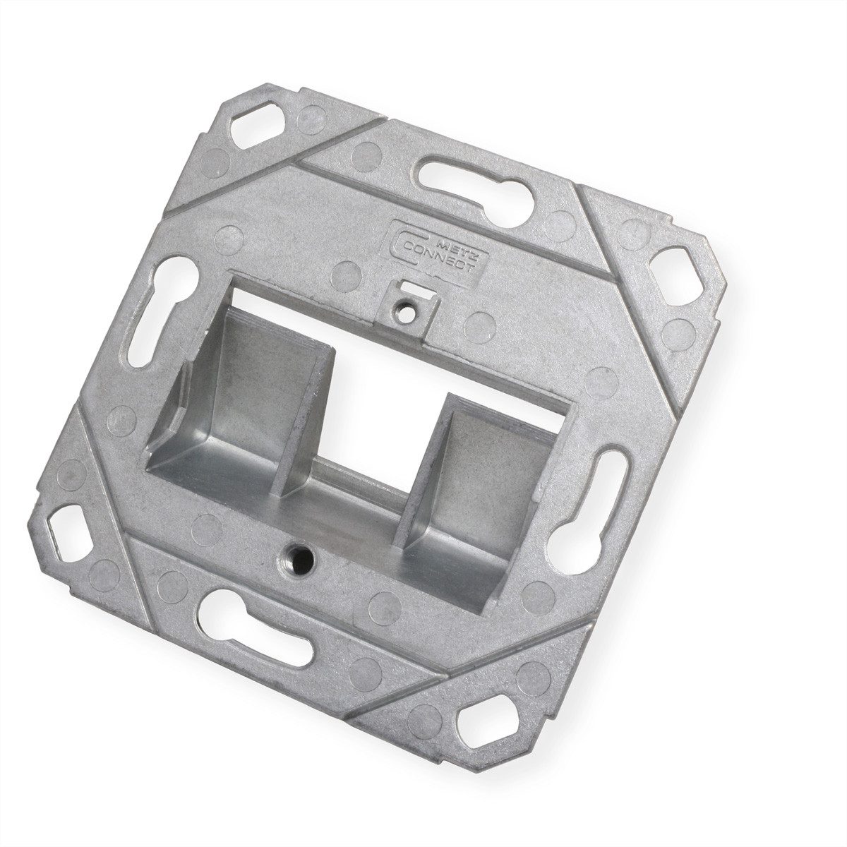 Metz Connect Keystone Anschlussdose AP 1 Port unbestückt reinweiß Netzwerk-Panel