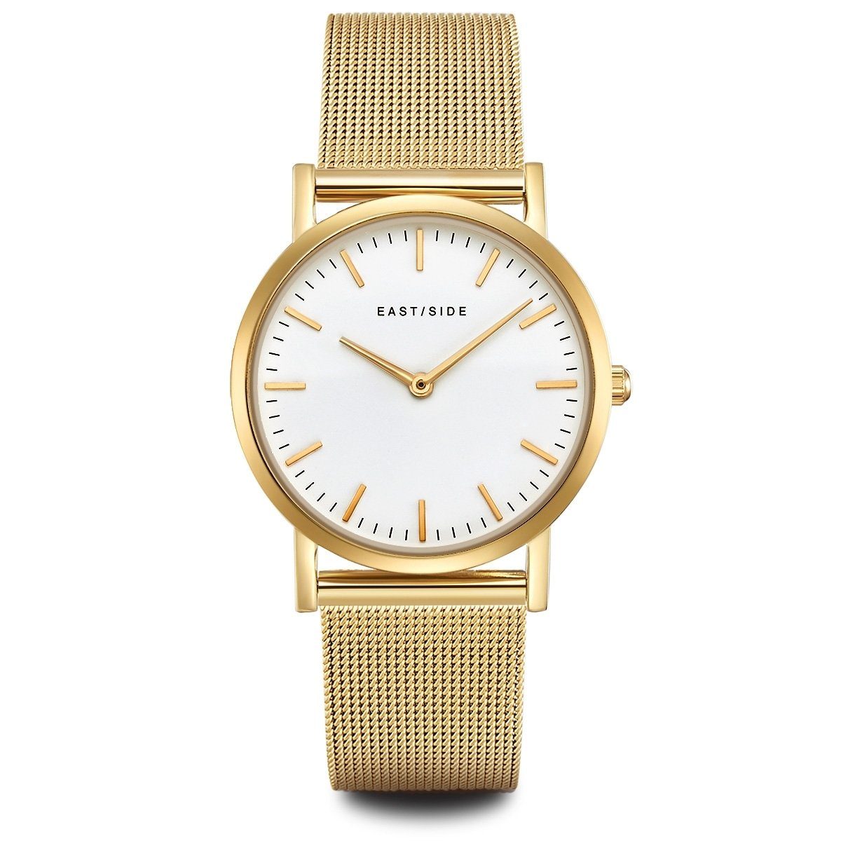 Eastside Quarzuhr Cassina gelbgold, mit Edelstahl-Armband günstig online kaufen
