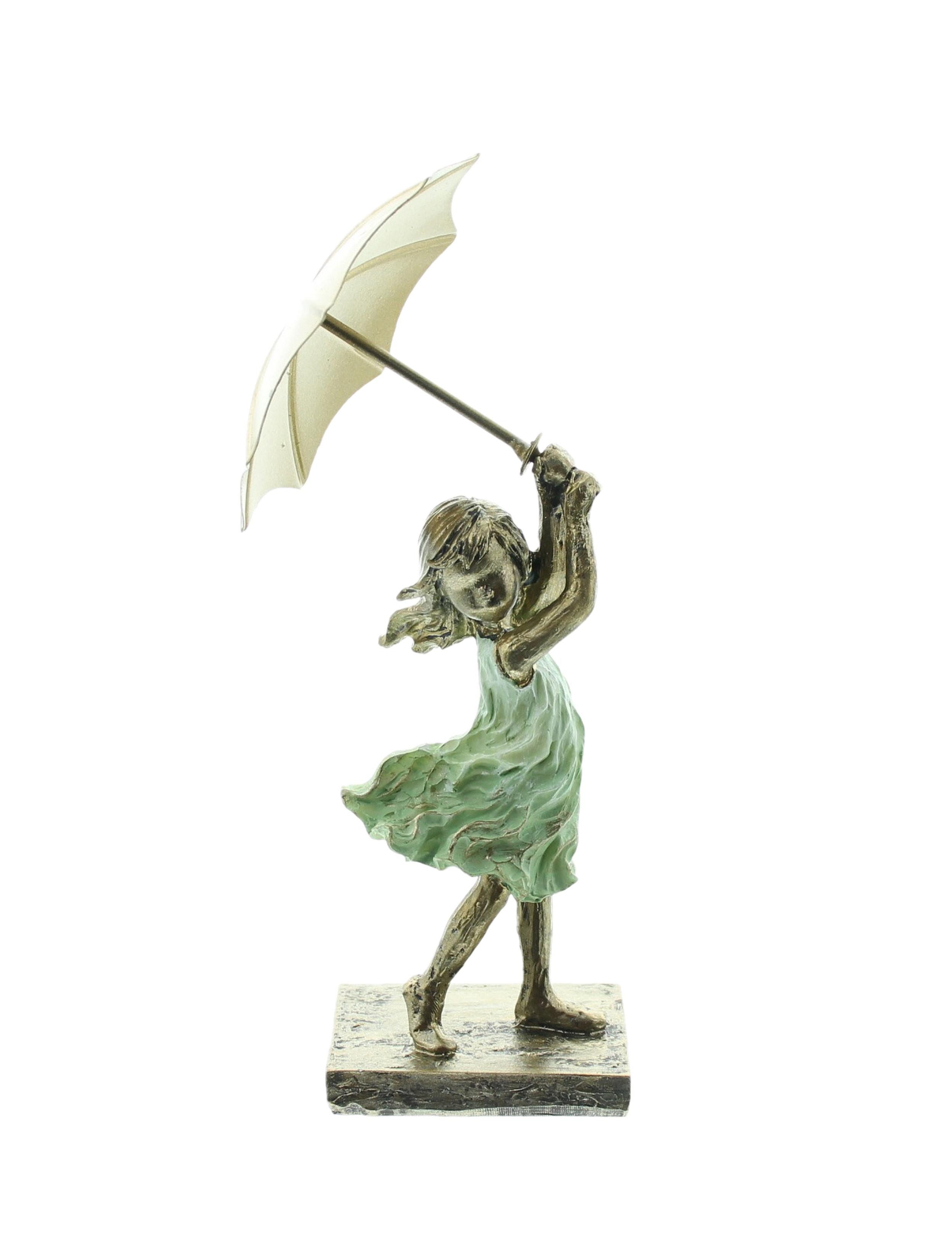 Dekofigur Figur "Mädchen mit Schirm"
