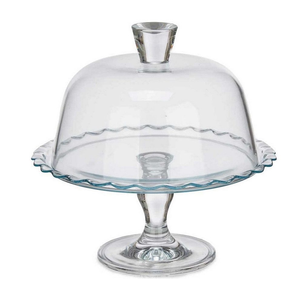 Pasabahce Servierplatte Pasabahce Patisserie Servierplatte auf Fuß mit Haube Ø 26,4 cm, Glas, (Packung) – Bild 2 von 5