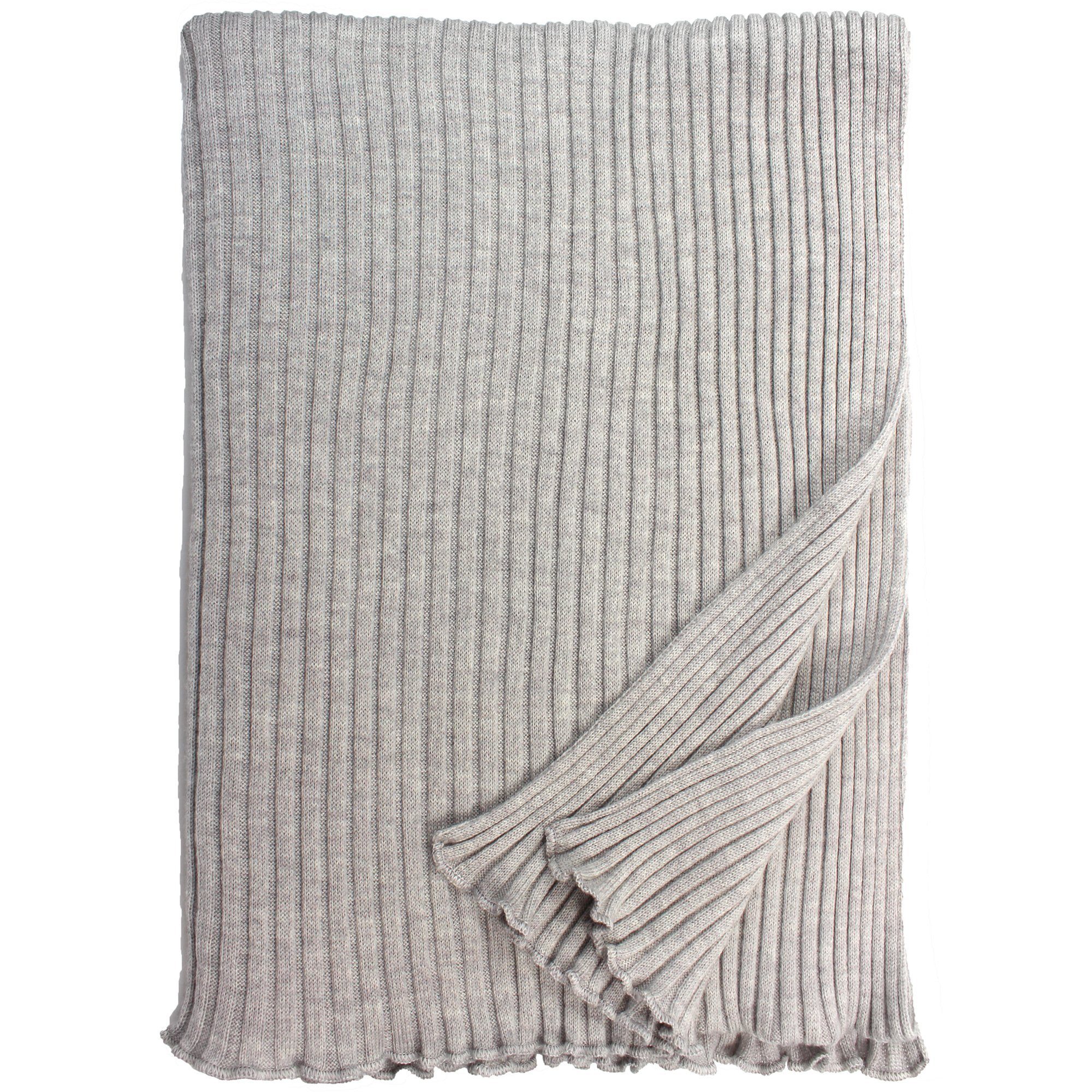 Eagle Products Modeschal aus 100% feiner Lammwolle gestrickt / Plisseeschal günstig online kaufen