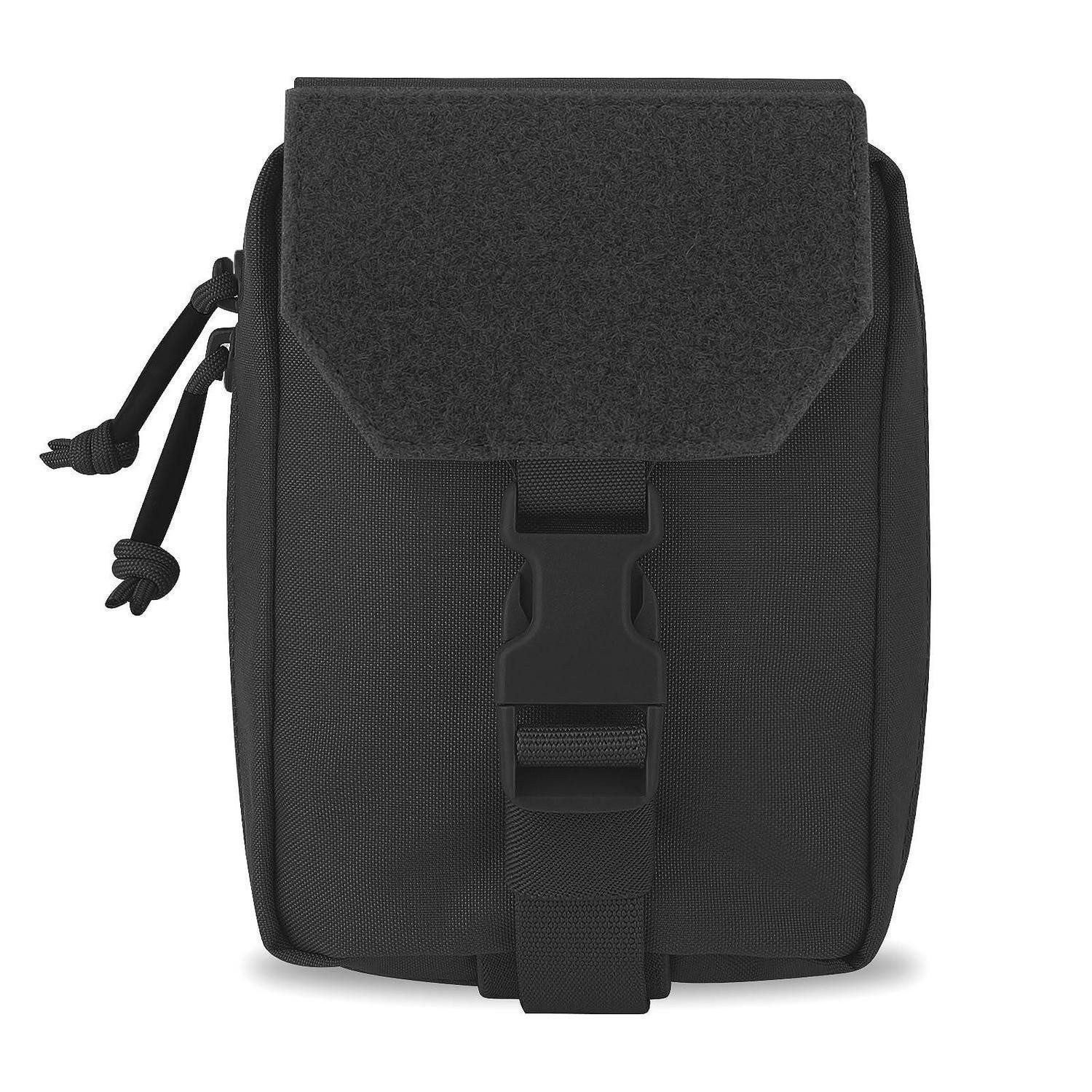LuxusKollektion Erste-Hilfe-Set Taktische Medizintasche Molle Gürtel schwarz