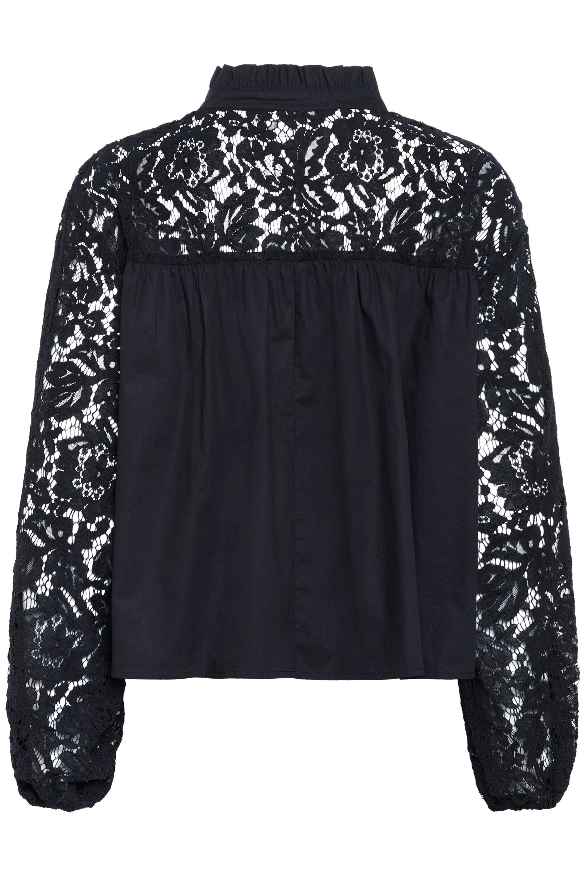 KAFFE Langarmbluse Langarm-Bluse KAcynthia