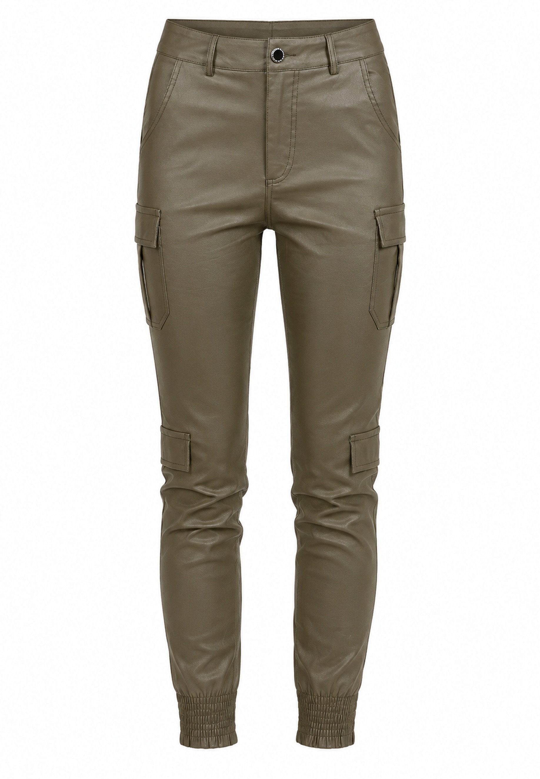 GIRL VIVI Cargohose — Damen Cargo Jogger mit Tapered Leg im modernen Utility Look