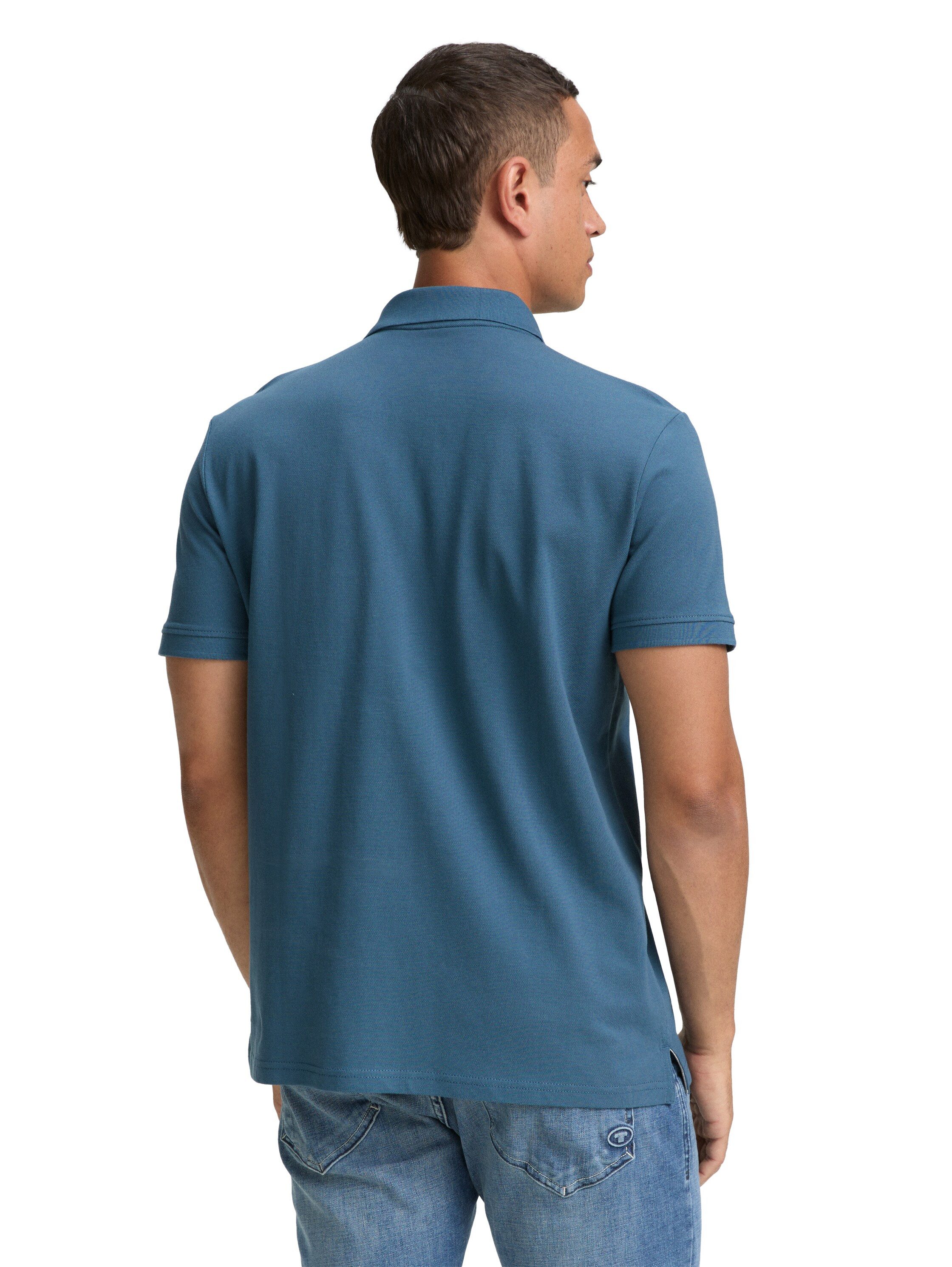 TOM TAILOR Poloshirt mit farblich hervorgehobener günstig online kaufen