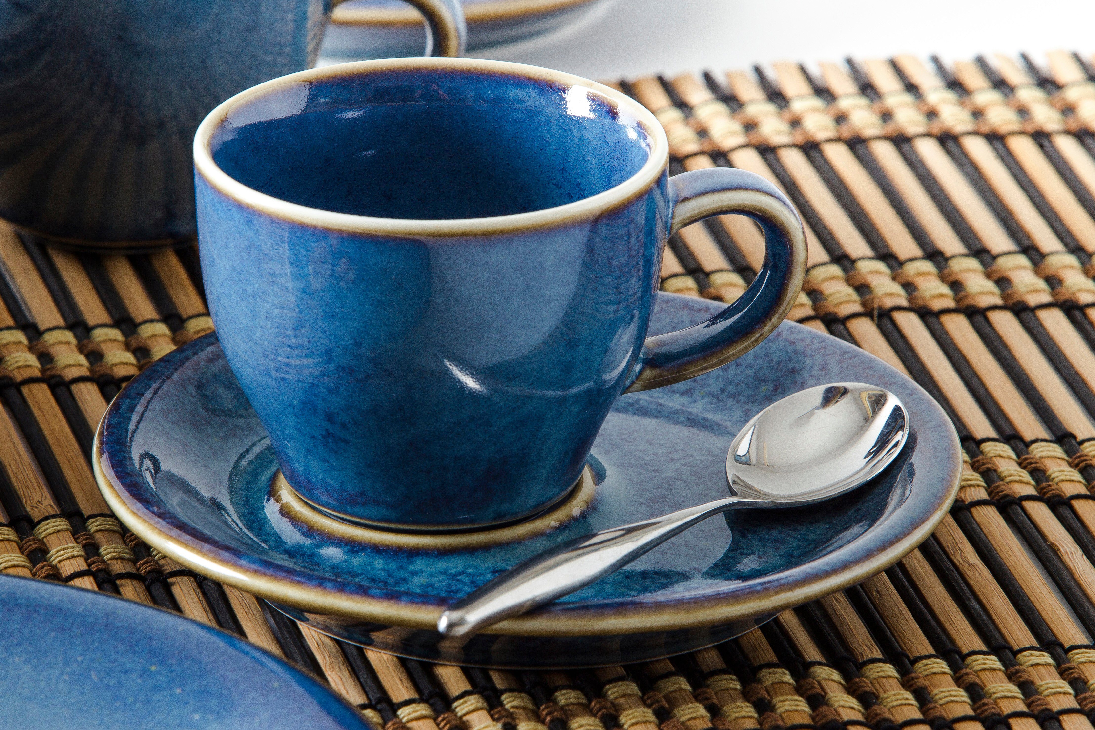 KAHLA Geschirr-Set Homestyle, 18 tlg (18-tlg), 6 Personen, Porzellan, Handglasiert, Made in Germany
