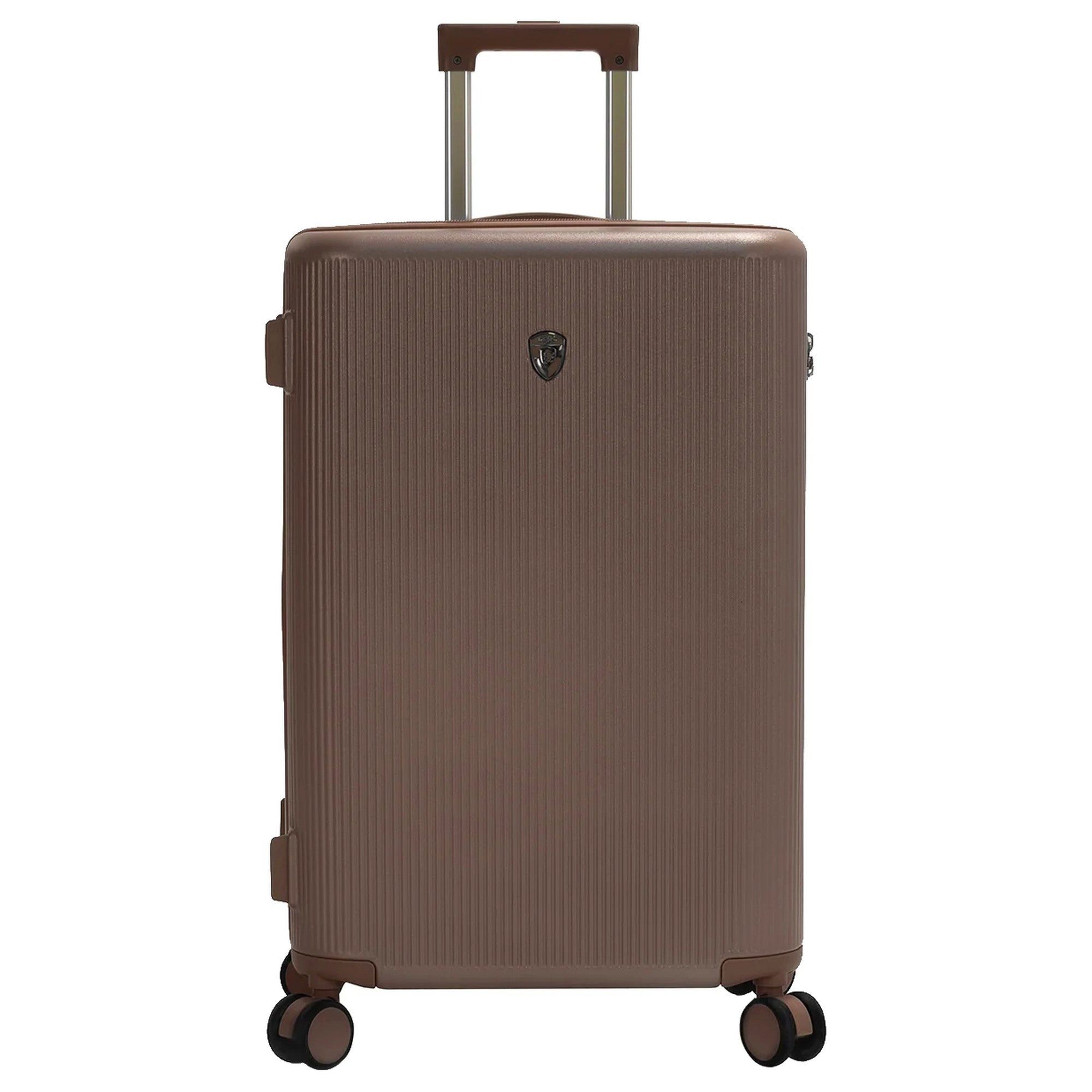 Heys Koffer Earth Tones - 4-Rollen-Trolley M 66 cm erw. (umber), 4 Rollen Rollen