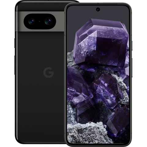 Google Pixel 8 5G 128 GB / 8 GB - Smartphone - obsidian Smartphone (6,2 Zoll, 128 GB Speicherplatz)