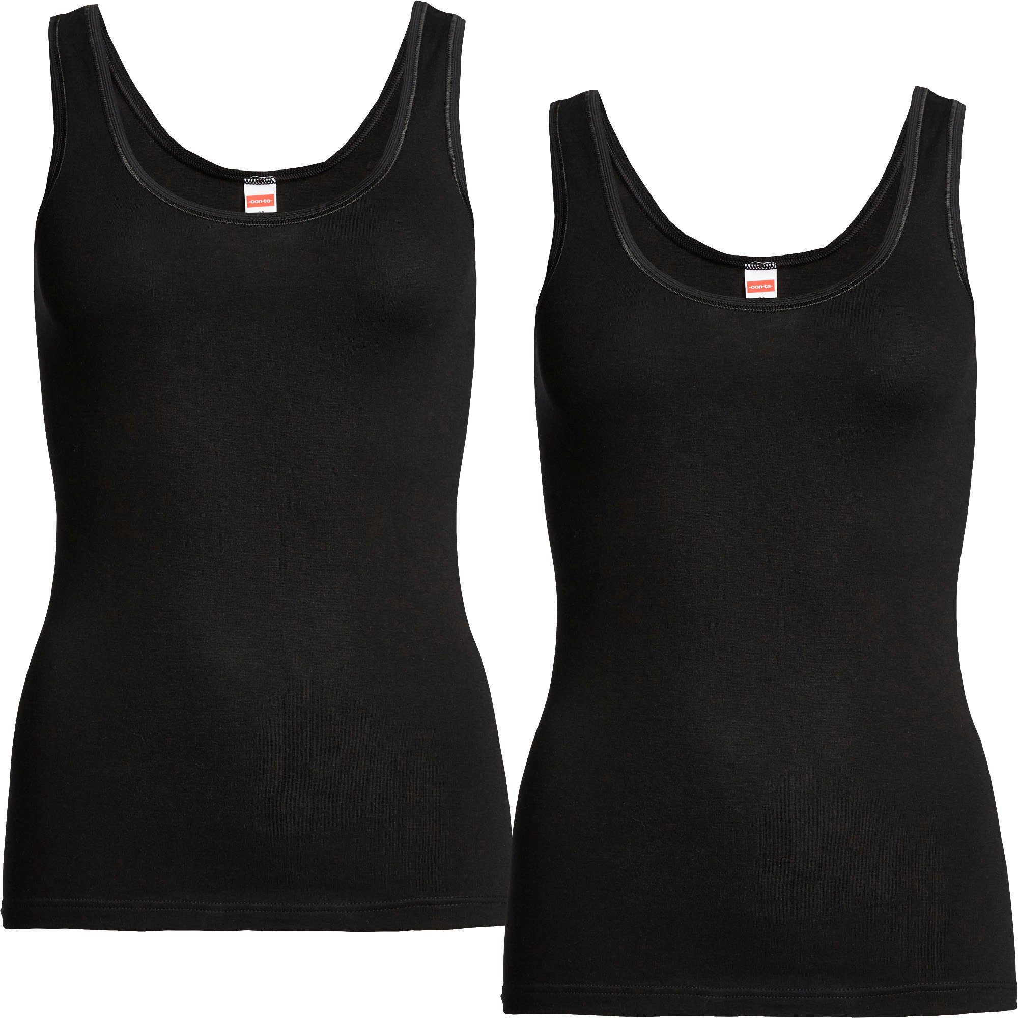 Unterhemd Damen-Unterhemd 2er-Pack