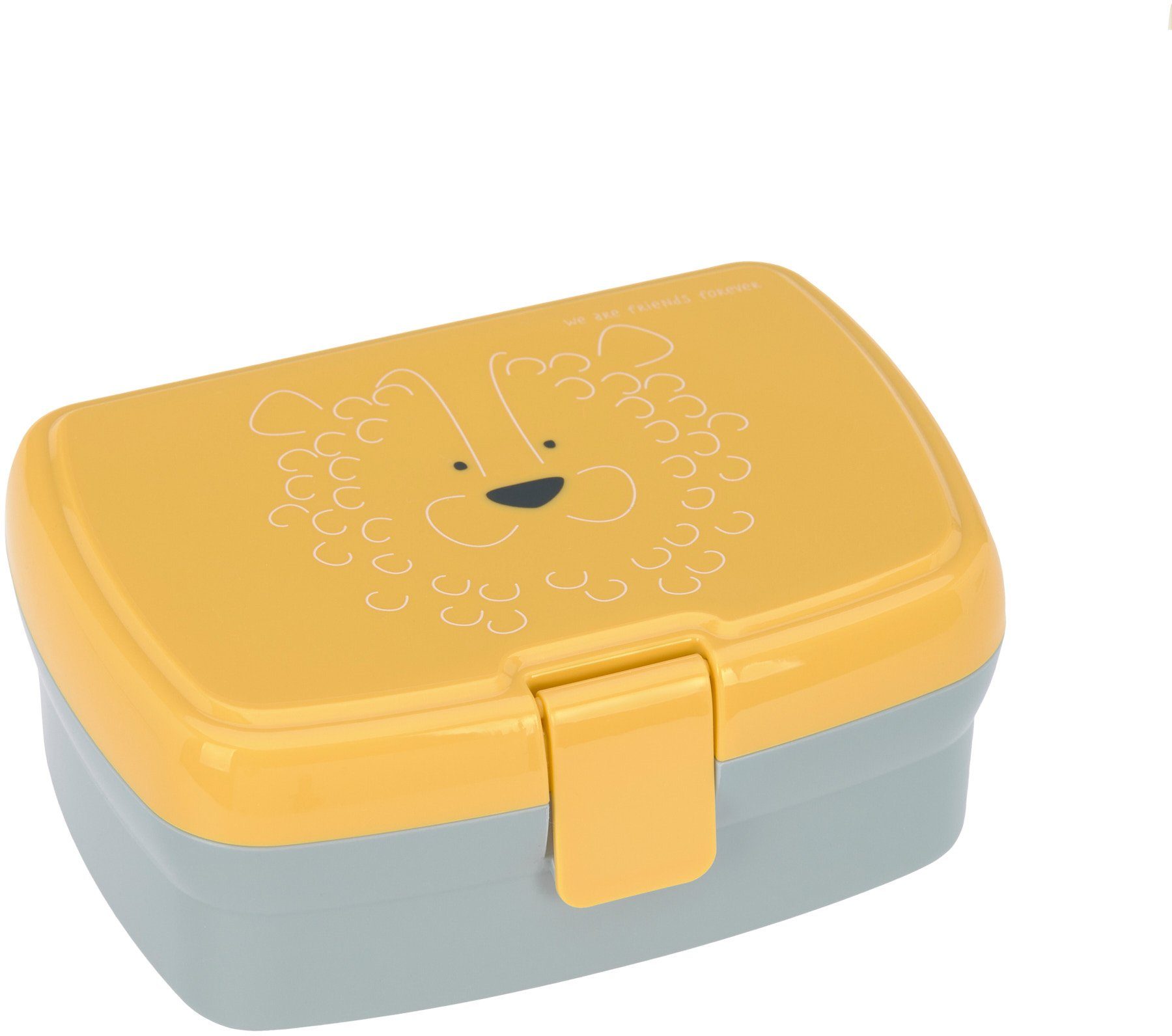 LÄSSIG Lunchbox mit Polyprophylen About Lion, Tritan, (Set, Friends, Trinkflasche 2-tlg), (PP)