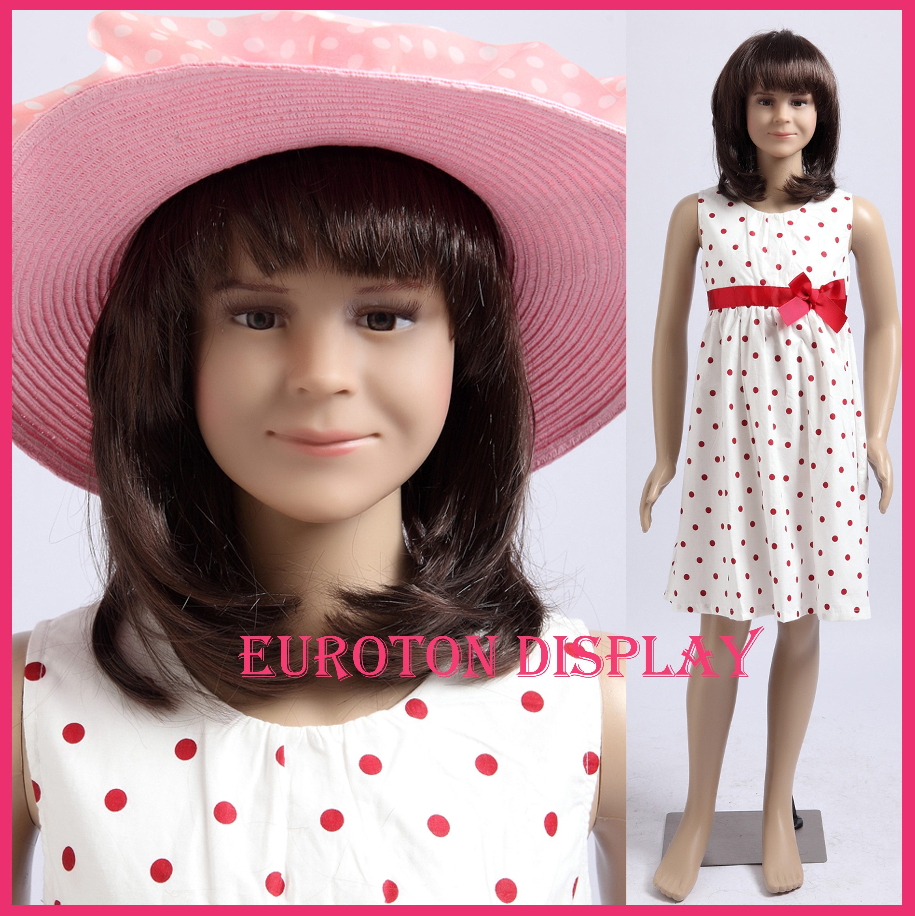 Eurotondisplay Schneiderpuppe weibliche Schaufensterpuppe mit 2 Perücken gratis Metallplatte, Nicht zutreffend