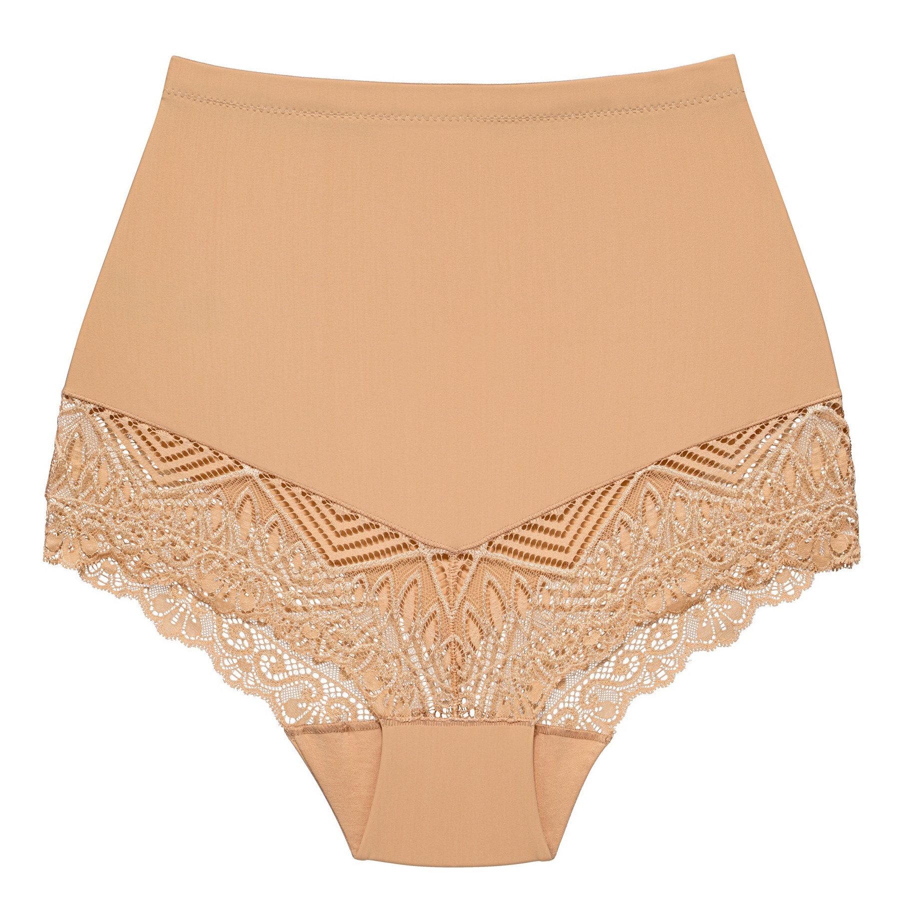 Wolbar Miederslip hoch geschnittener Shapingslip, mit Spitze