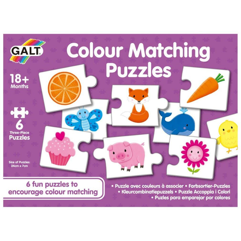 GALT Puzzle Puzzle - Farben, die zusammengehören, Puzzleteile
