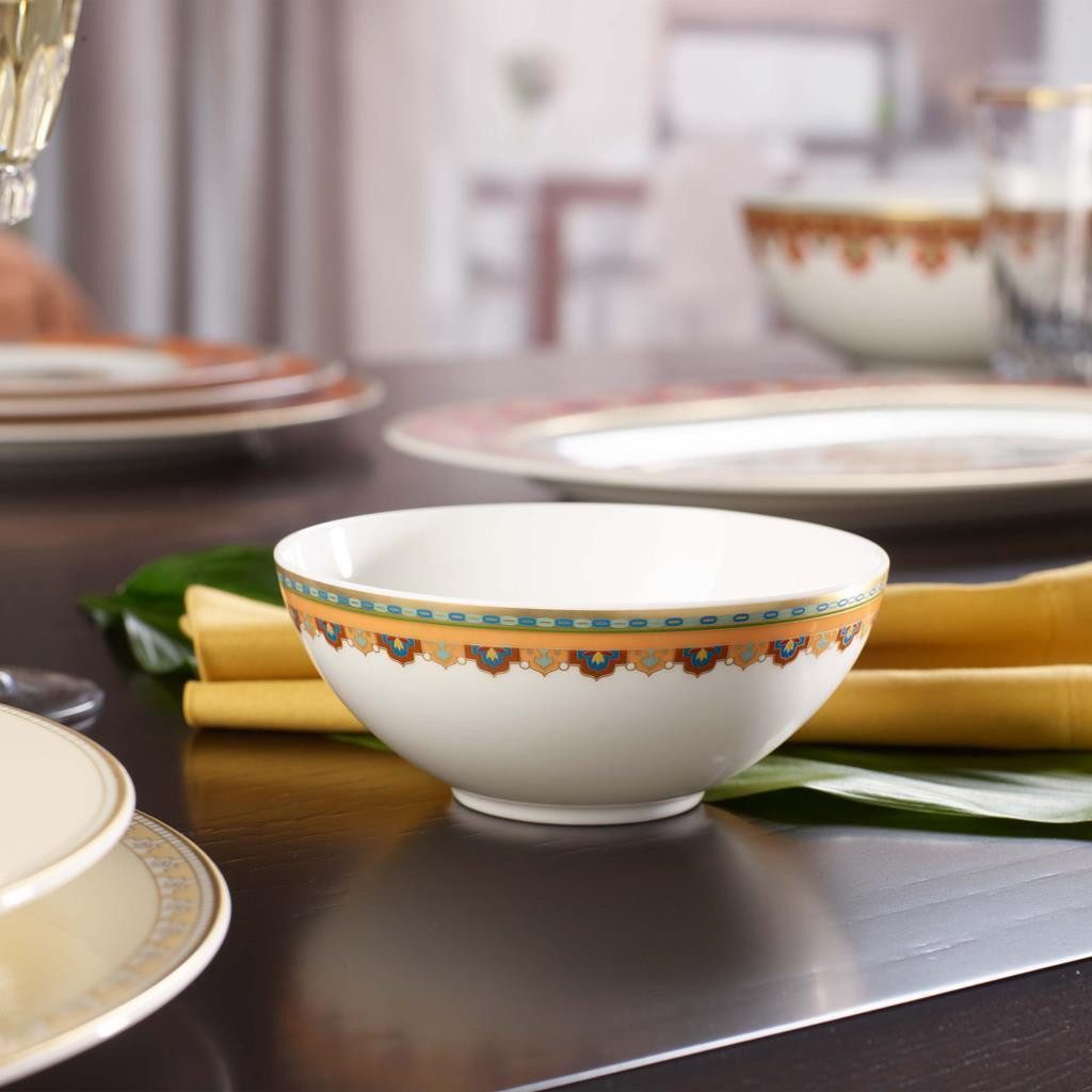 Villeroy & Boch Schale Samarkand Mandarin Dessertschale ø 13 cm, Porzellan, (1x Schale, 1-tlg)