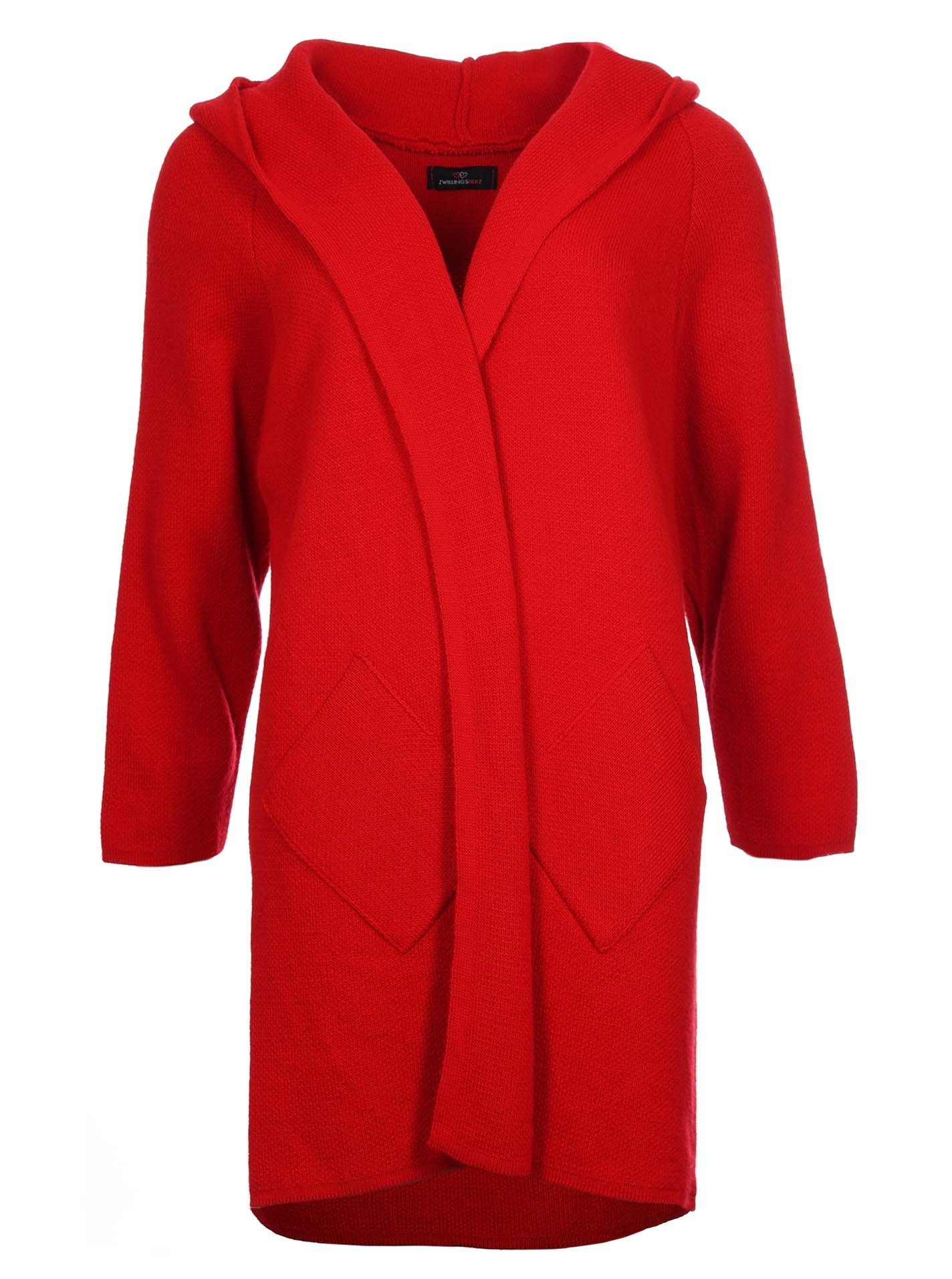 Longstrickjacke Zwillingsherz Strickjacke "Annabell"