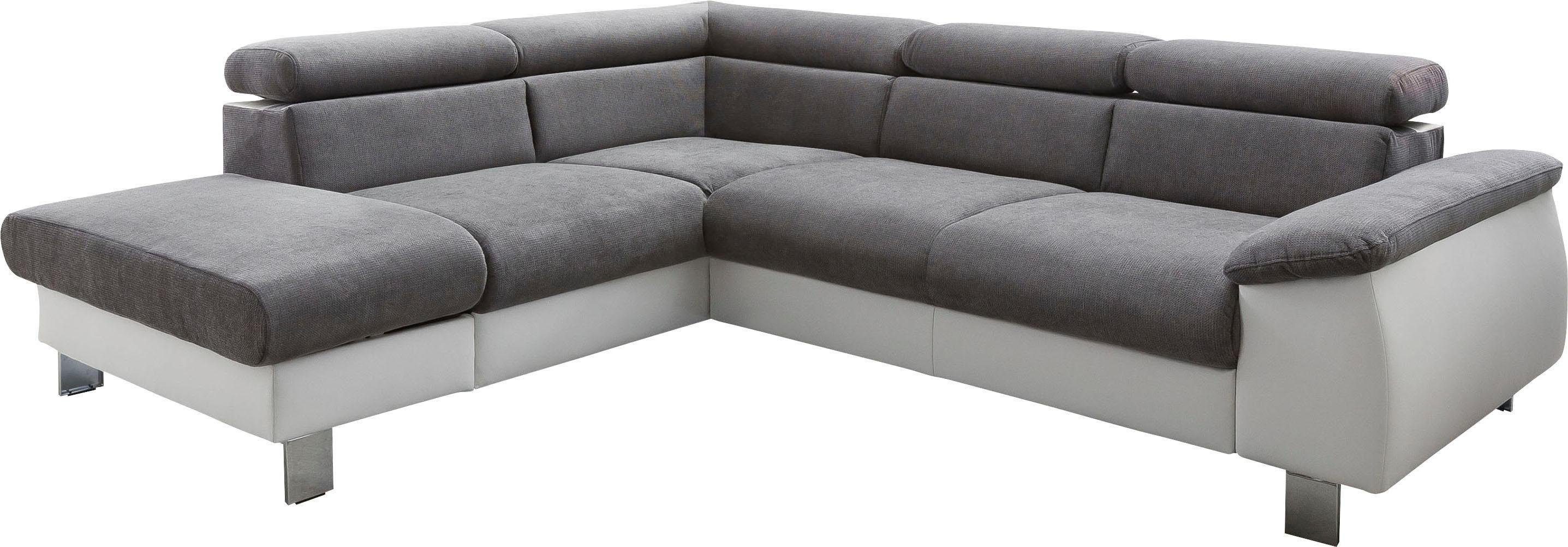 COTTA Ecksofa Komaris L-Form mit Kopfteilverstellung, günstig online kaufen