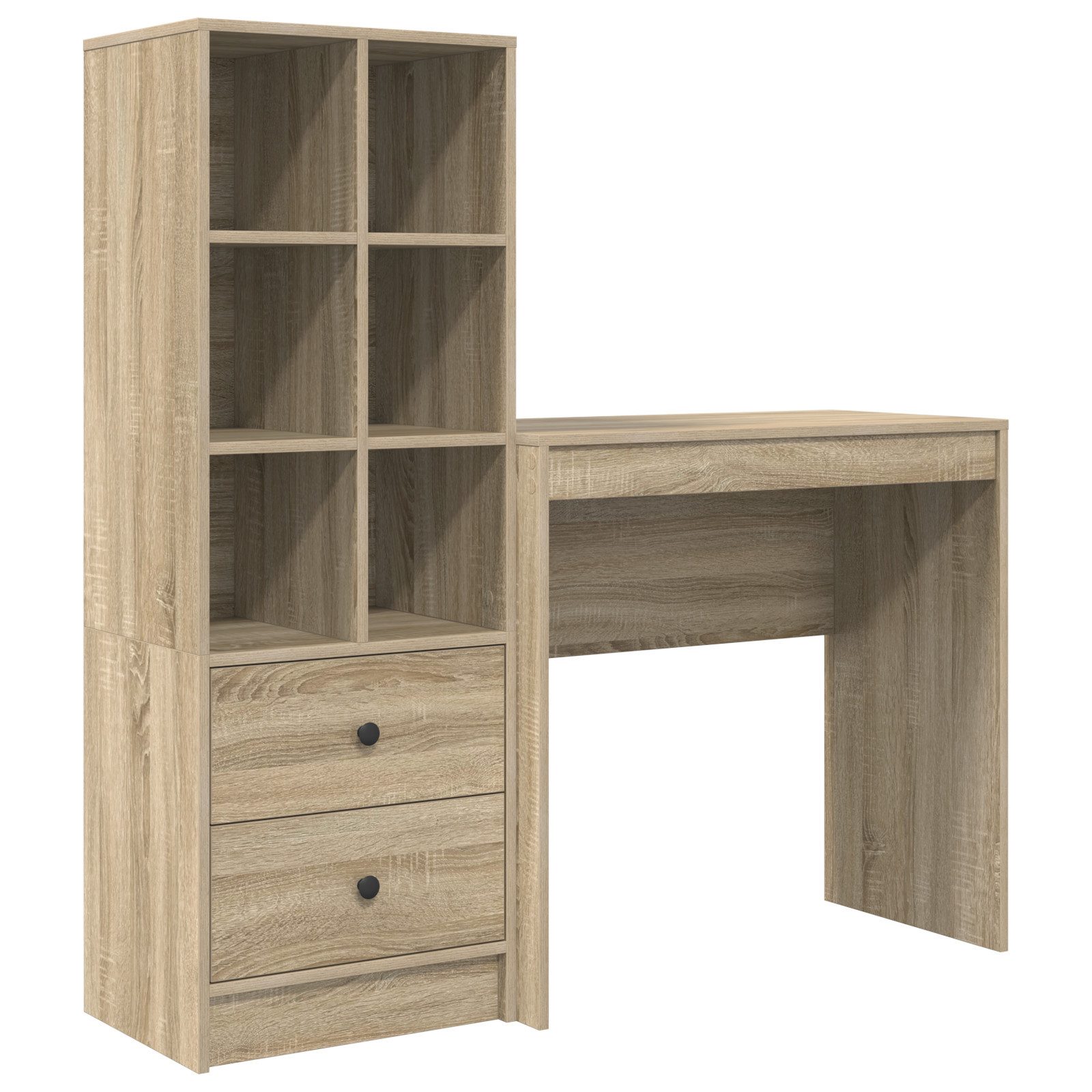 vidaXL Sideboard Schreibtisch mit Stauraum Sonoma günstig online kaufen