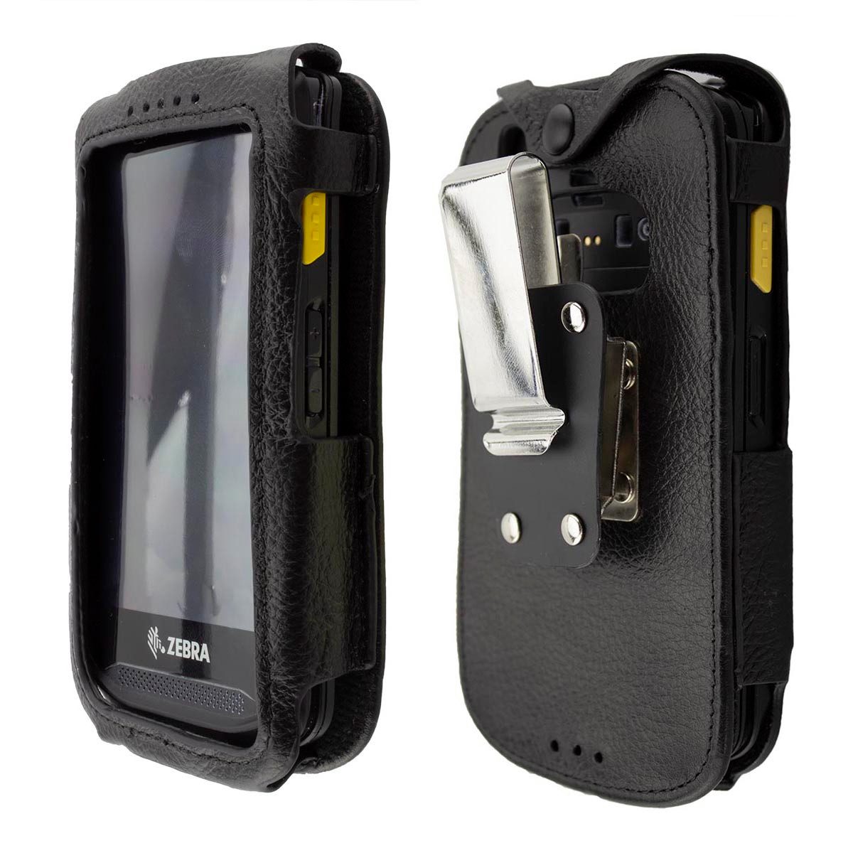 caseroxx Handheld Mobile Computer Schutztasche für Zebra TC20 / TC25 Сканеры Ручной сканер, (Druckknöpfe, Halterung - Gürtelclip)