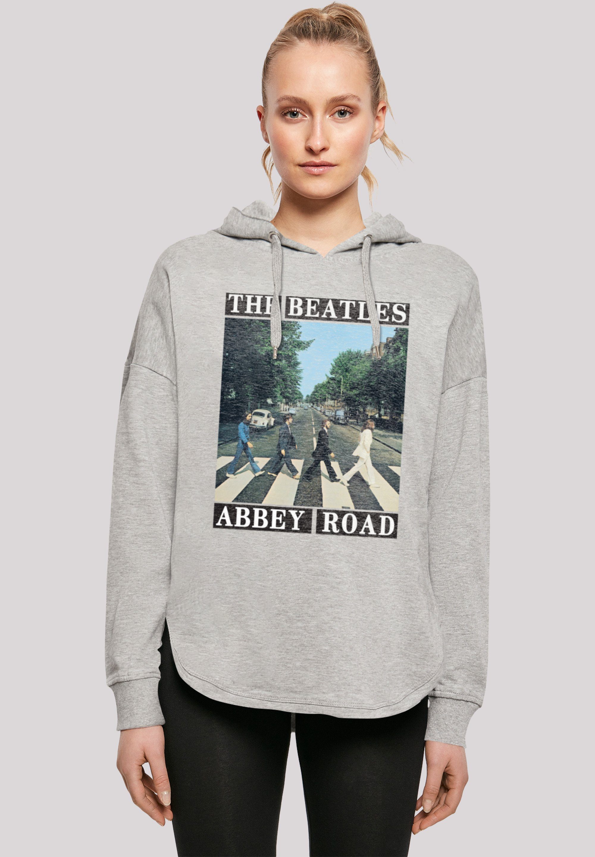 Oversize Print, Kapuzenpullover F4NT4STIC Abbey Road Hoodie Beatles lizenzierter Band Beatles Offiziell The The