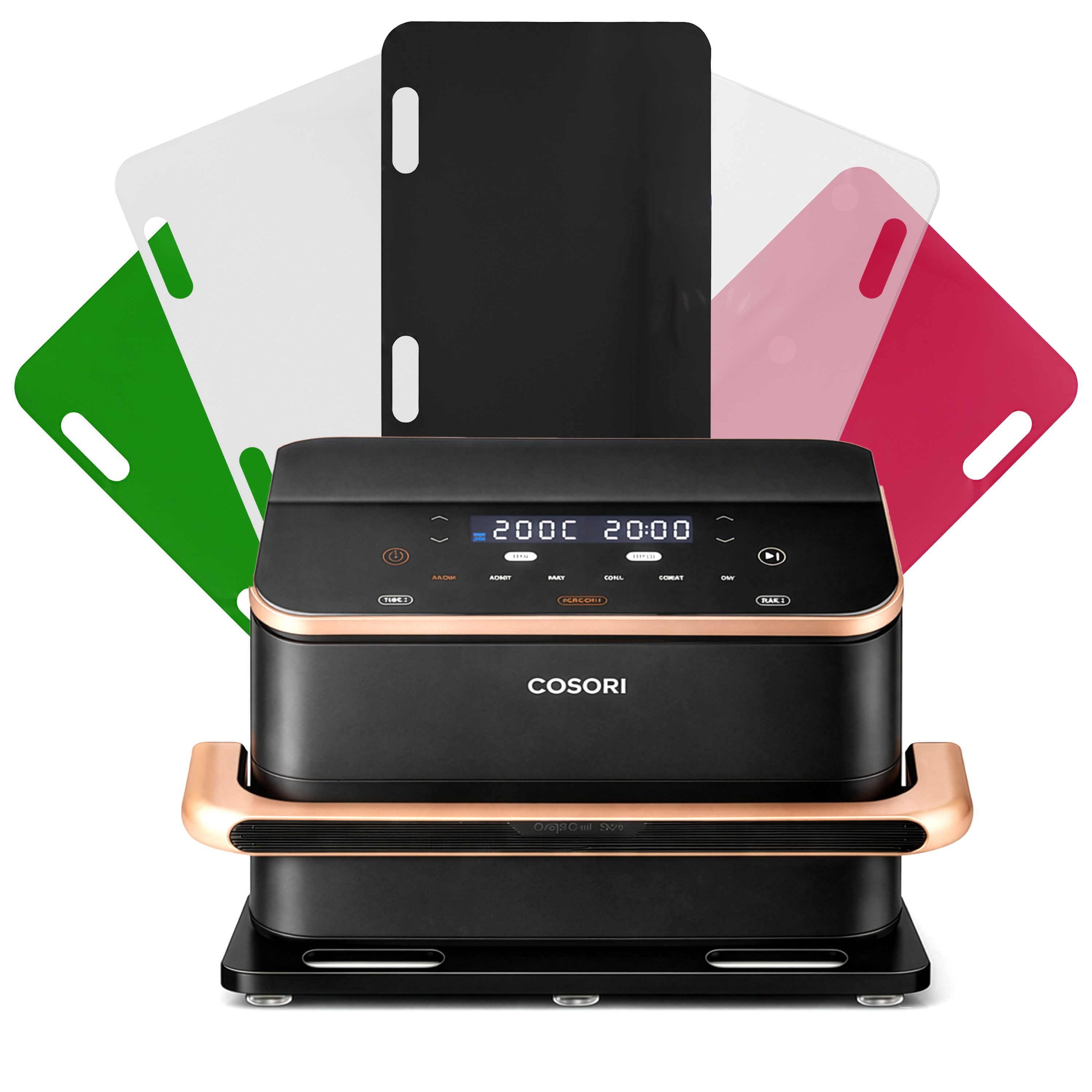 AREA17 Küchenmaschinen Zubehör-Set Acryl Gleitbrett für COSORI Dual Blaze, 44x35cm, Farbwahl, Zubehör für TwinFry 10L Heißluftfritteuse, rutschfest & verschiebbar, sicherer Stand einfache Handhabung