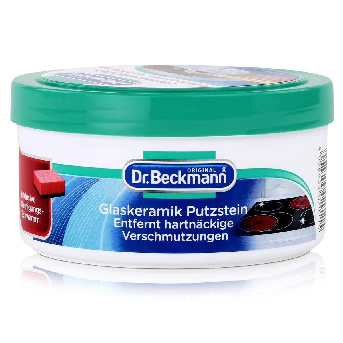 Dr. Beckmann Dr. Beckmann Glaskeramik Putzstein 250g - Hemmt Neubefall Küchenreiniger