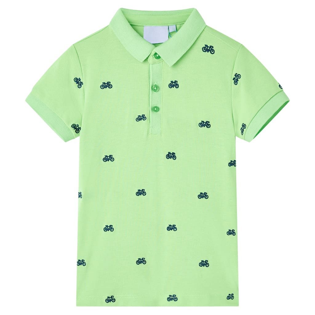 Poloshirt Kinder-Poloshirt Neongrün 92