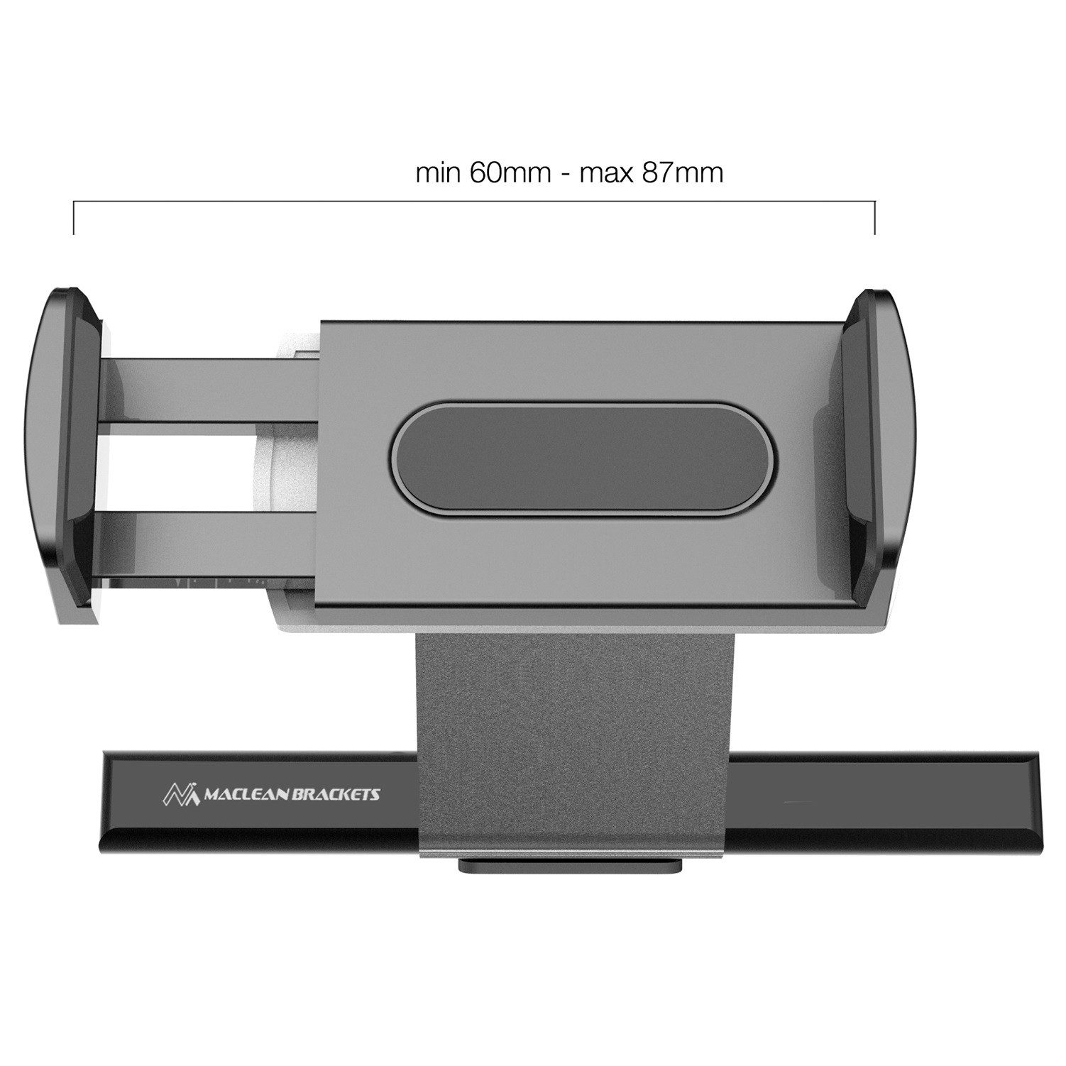 Maclean Handy-Halterung MC-782 Auto Handyhalterung CD-Fach Smartphone Halter, (1-tlg., Universal 58–87 mm 360° drehbar für Smartphone & Navi) – Bild 5 von 5