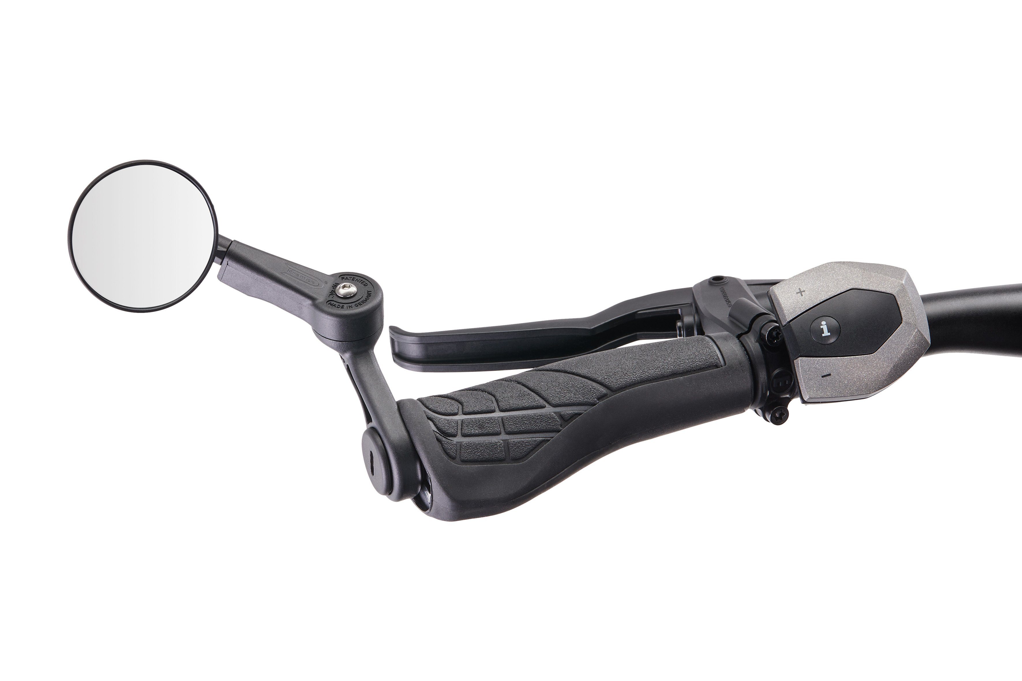 WEICON Fahrradspiegel Krampe Fahrradspiegel KF Mini Typ B Innenklemmung, an beiden Lenkerseiten montierbar