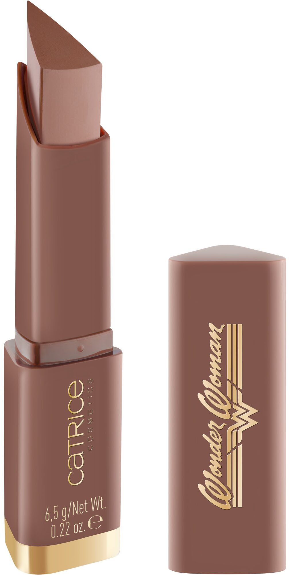 Catrice Bronzer-Puder Wonder Woman Butter Bronzer Stick, Mittlere bis dunkle Hauttöne, cremige Textur, leicht verblendbar.