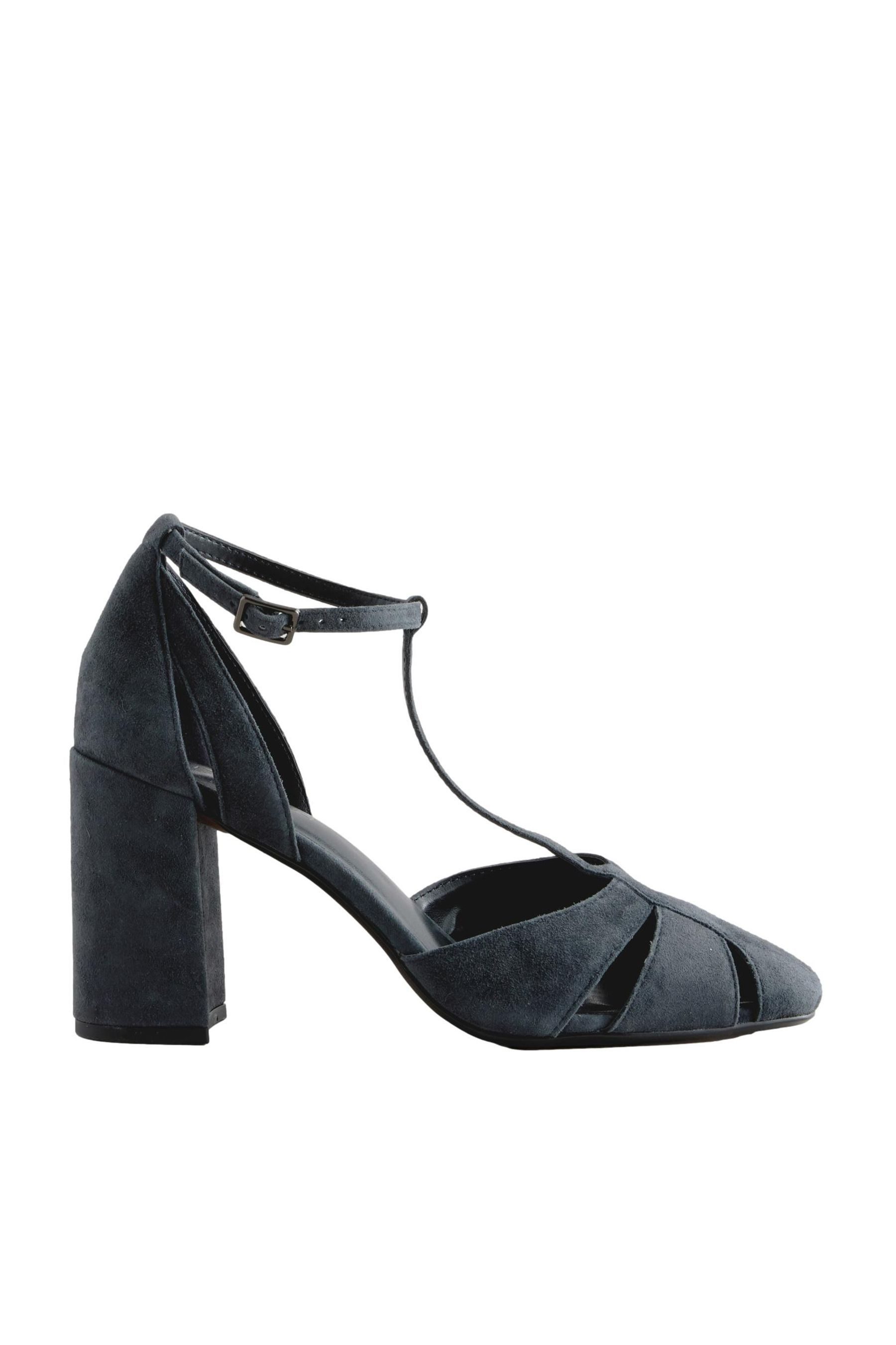 Next Forever Comfort® runde Lederschuhe mit Blockabsatz Sandalette (1-tlg)