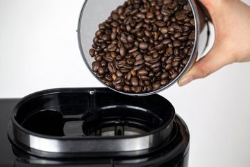 Caso Kaffeemaschine mit Mahlwerk 1848 Coffee Compact electronic, Permanentfilter