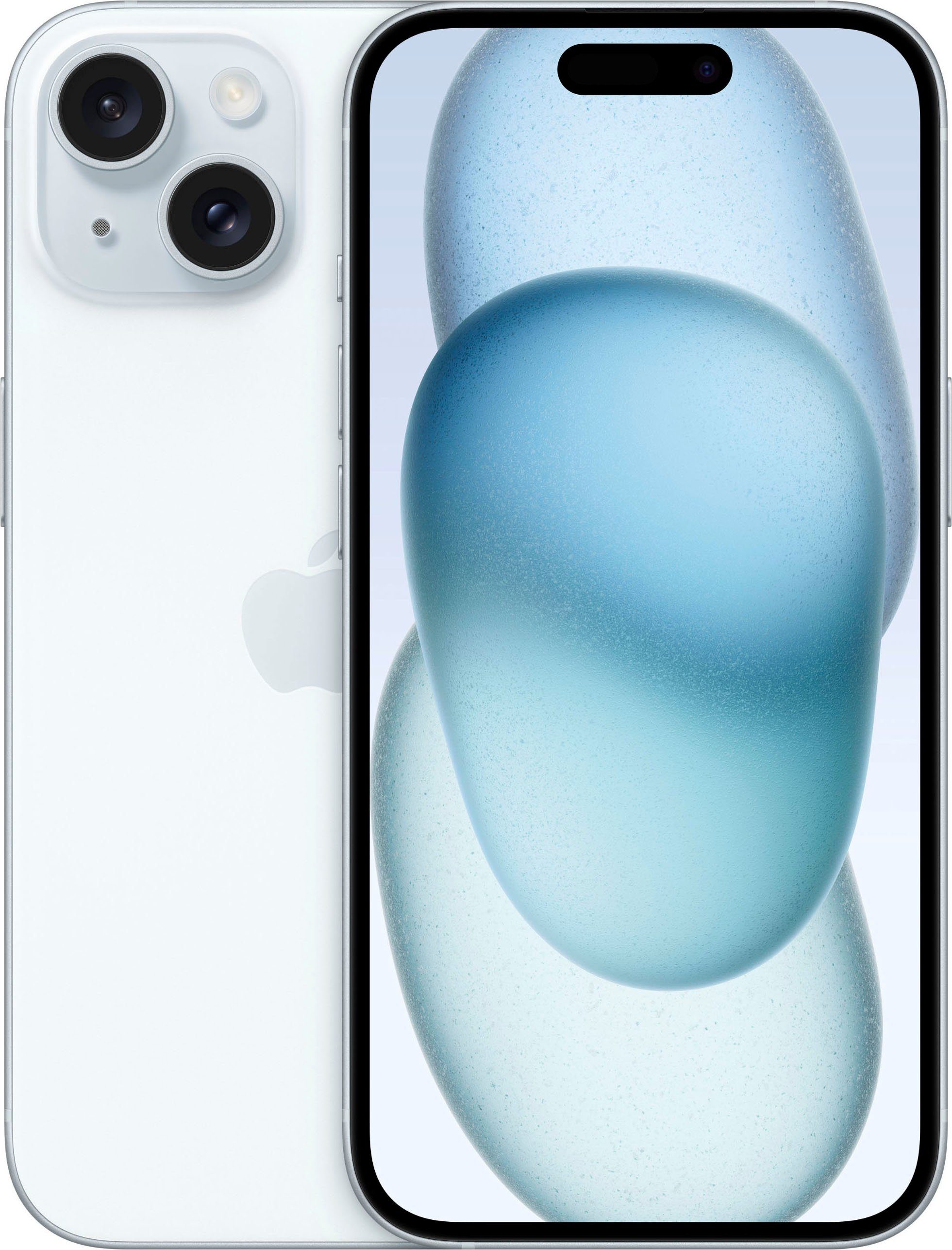Smartphone 48 blau cm/6,1 512 Apple 15 (15,5 MP GB Speicherplatz, Kamera) Zoll, iPhone 512GB
