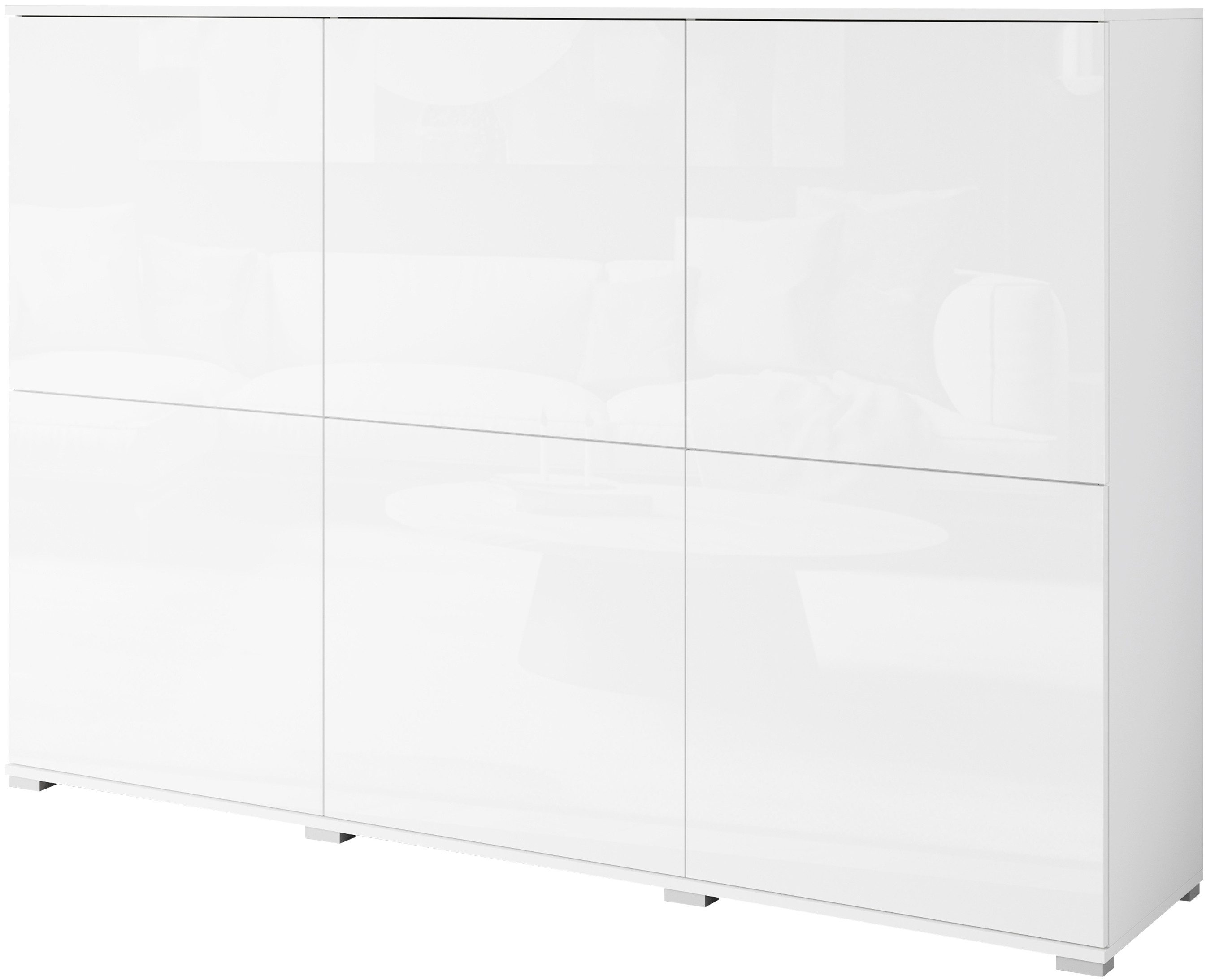 INOSIGN Highboard Kenia, moderne grifflose Hochkommode günstig online kaufen