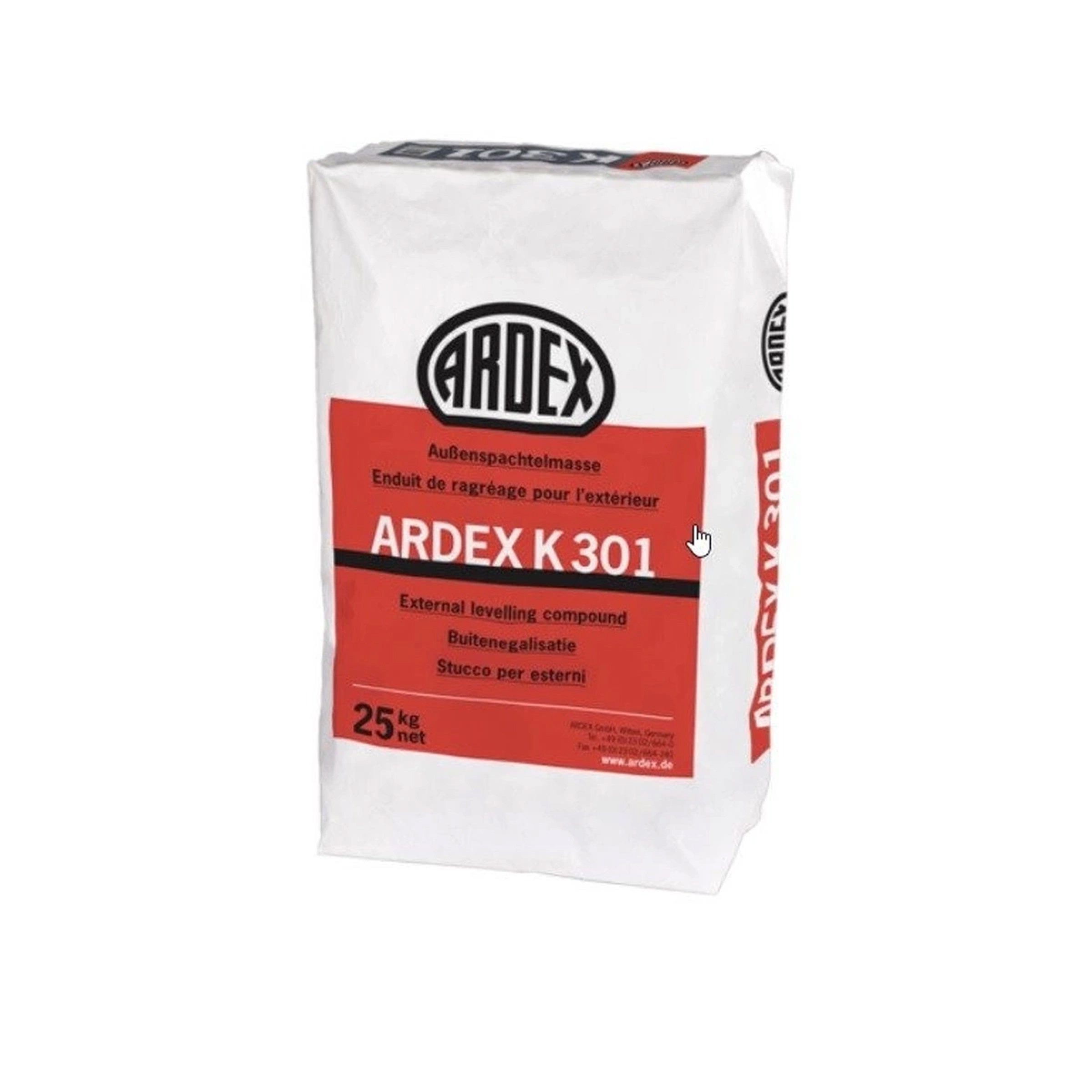 ARDEX Reparaturmasse ARDEX K 301 Spachteln Ausgleichen Nivellieren 25 KG