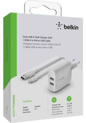 Belkin »Dual USB-A įkroviklis incl. Micro-USB...