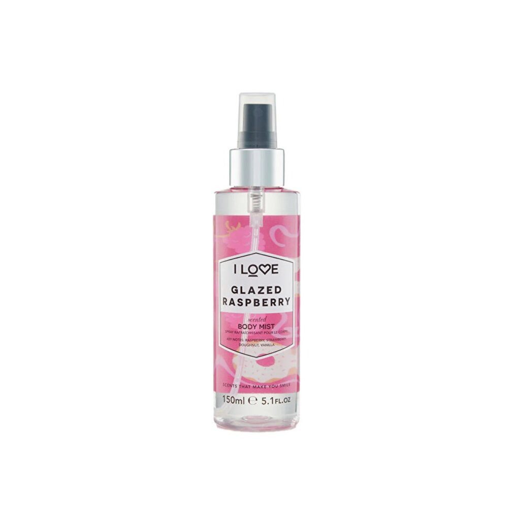 I Love... Körperpflegemittel Ich liebe glasierte Himbeere Signature Body Mist 165ml