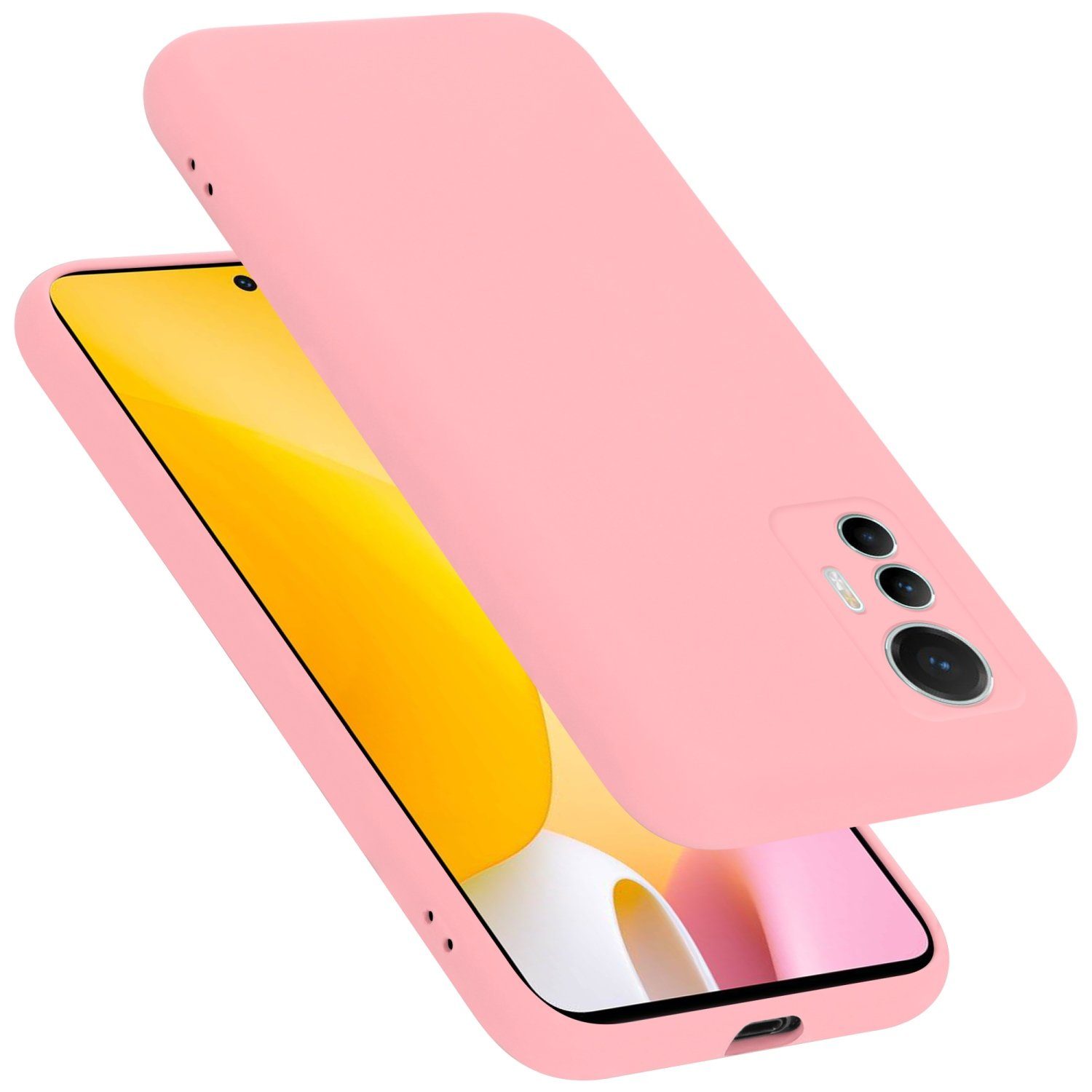 Cadorabo Handyhülle für Xiaomi 12 LITE Hülle Xiaomi 12 LITE, Flexible Hülle TPU Silikon Schutzhülle Back Cover Case