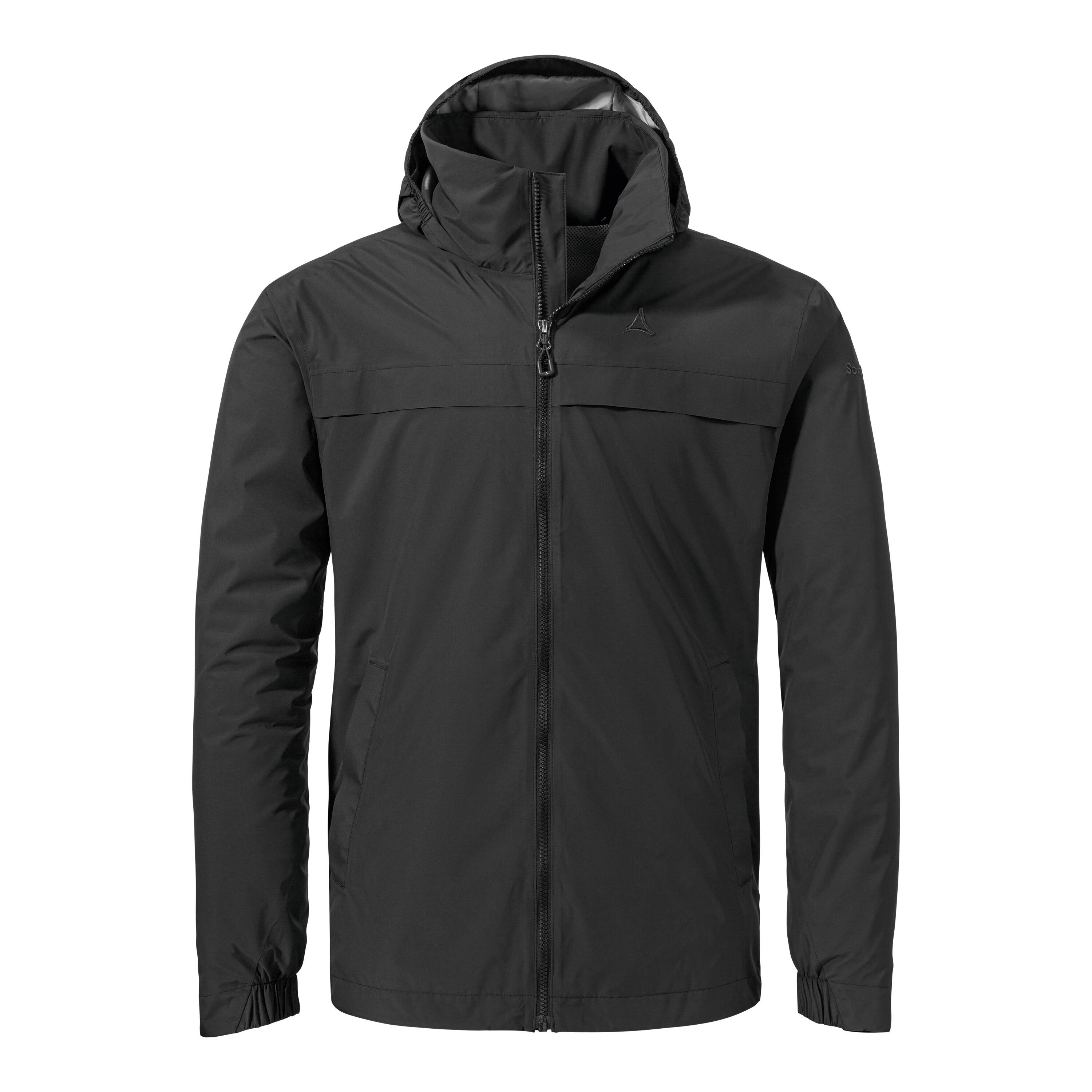 Schöffel Regenjacke Jacket Style Bohorok MNS für Trekking und Wandern, wasserdicht mit 10.000 mm Wassersäule